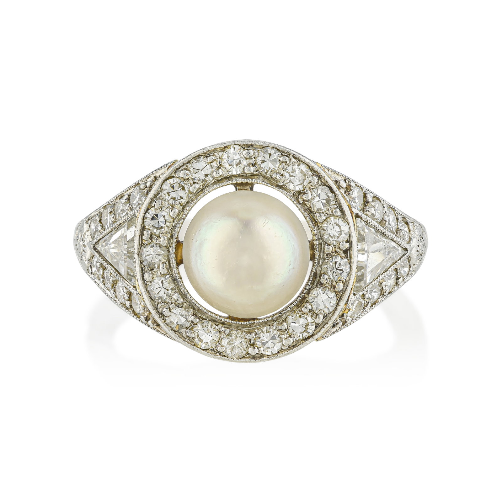 Antique Pearl and Diamond Ring (1 of 2)