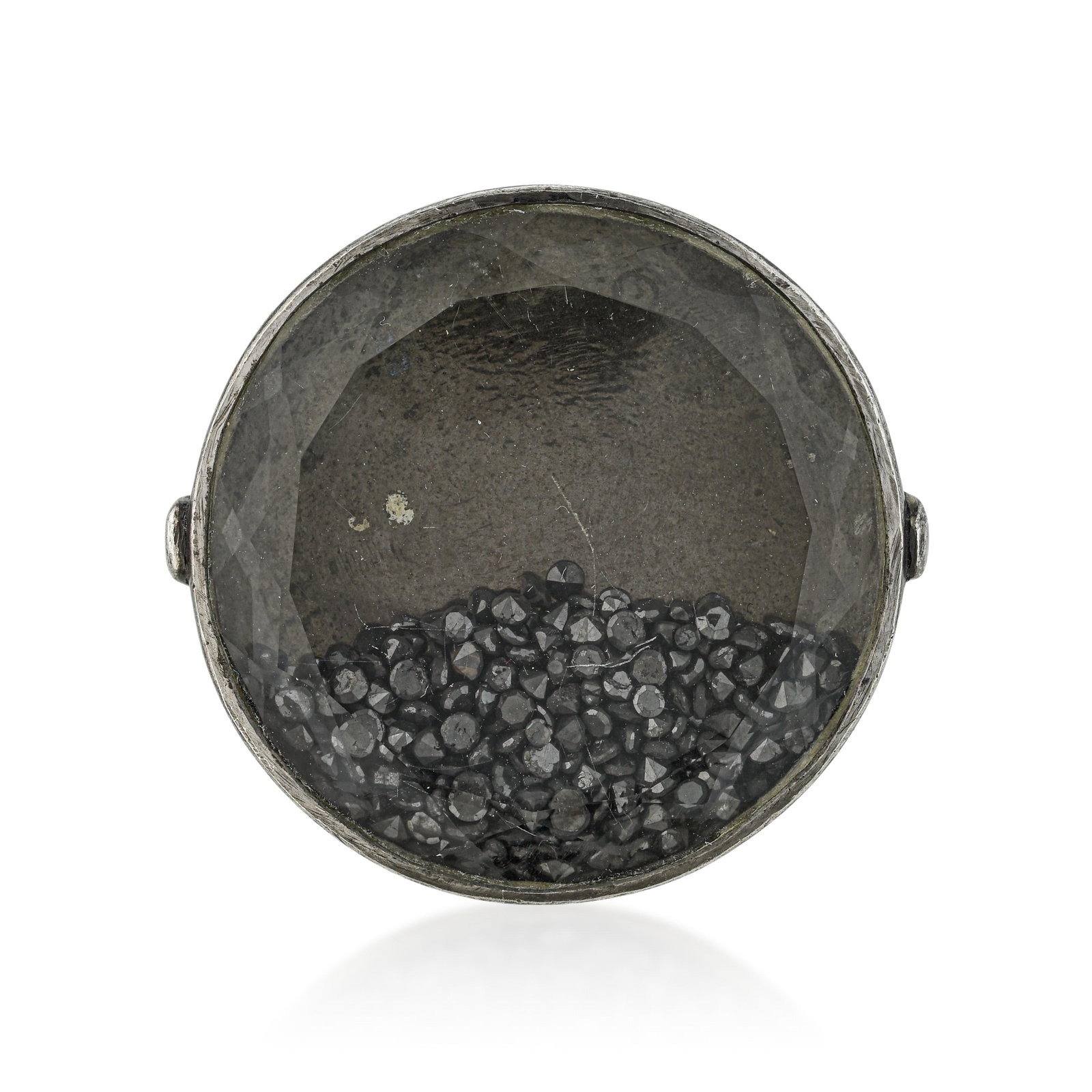 Black Diamond Cluster Ring: ESTIMATED RETAIL PRICE: $950* *This is the estimated value a piece of similar quality, craftsmanship, and characteristics could command at retail. Black diamonds at 2.47 carats in sterling silver
