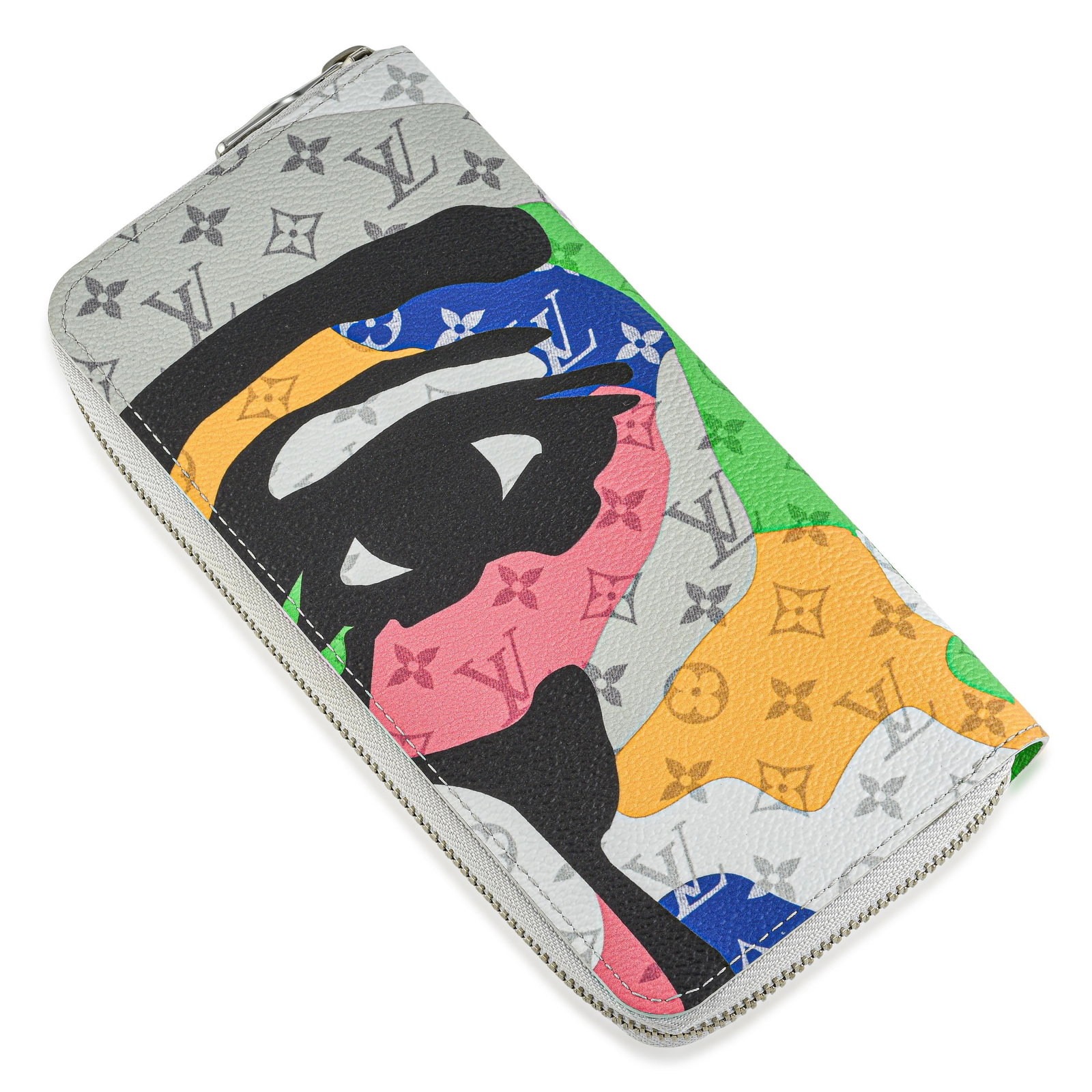 Louis Vuitton Monogram "LV Portrait" Zippy Vertical Wallet - 2