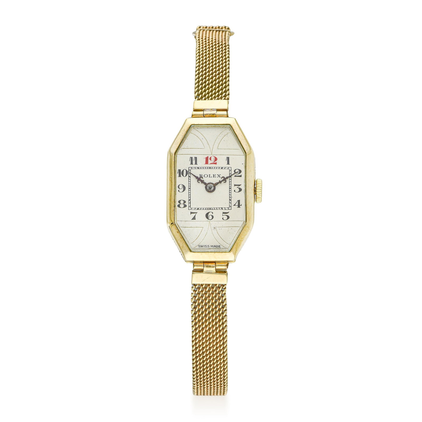 Rolex Art Deco Ladies' Watch in 9K Gold: ESTIMATED RETAIL PRICE: $5,000* *This is the estimated value a piece of similar quality, craftsmanship, and characteristics could command at retail. Summary of Key Characteristics CIRCA: 1920s CASE MA