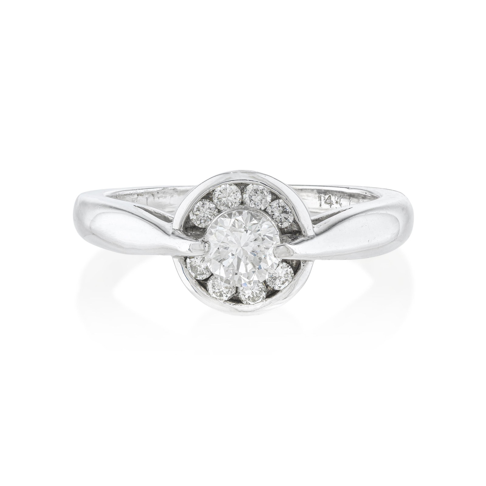 Diamond Engagement Ring: ESTIMATED RETAIL PRICE: $3,500 * *This is the estimated value a piece of similar quality, craftsmanship, and characteristics could command at retail. The solitaire engagement ring in its simplest