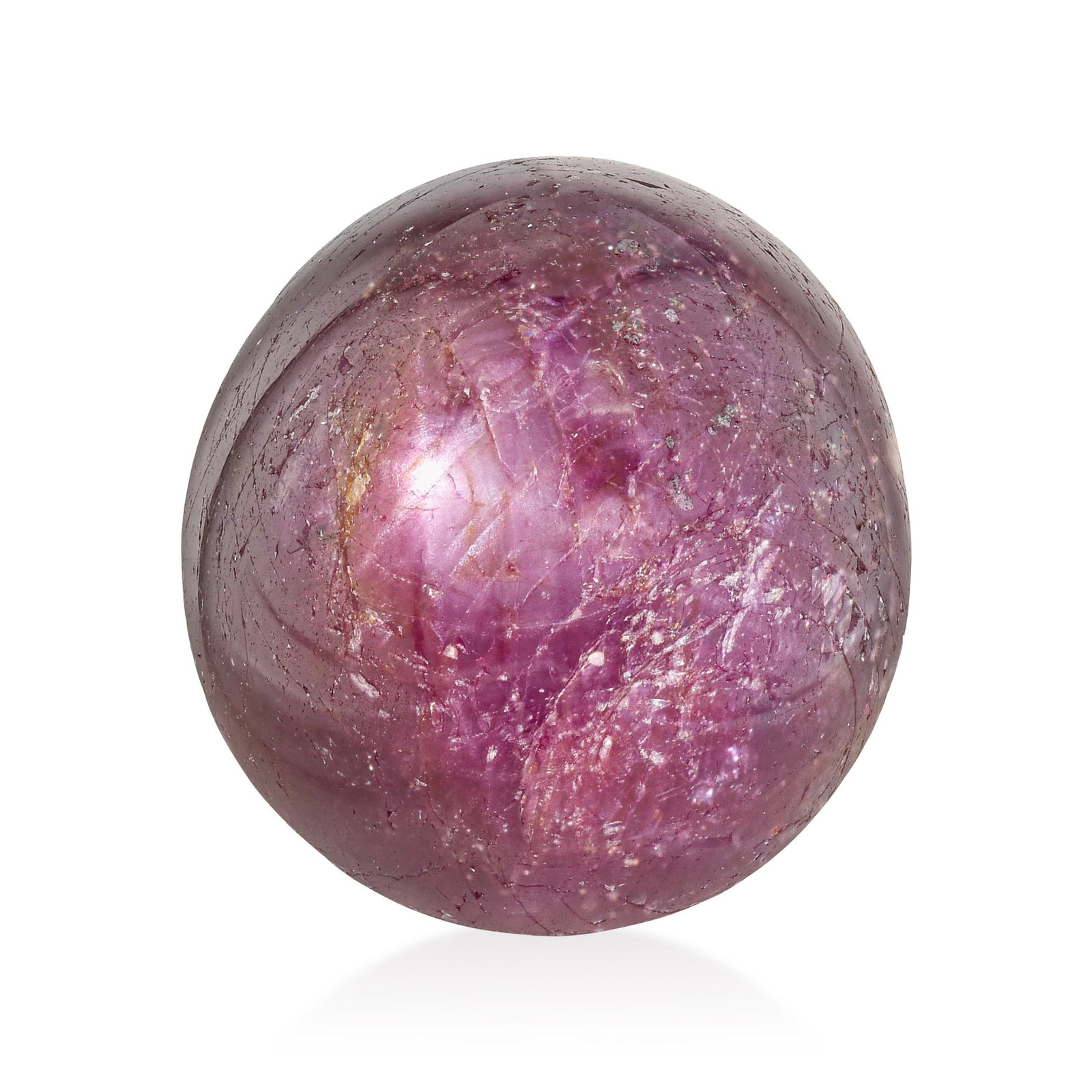 6.13-Carat Oval Star Ruby Cabochon - No Reserve Lot: ESTIMATED RETAIL PRICE: $350 * *This is the estimated value a piece of similar quality, craftsmanship, and characteristics could command at retail. Asterism, the six-rayed star that appears to float