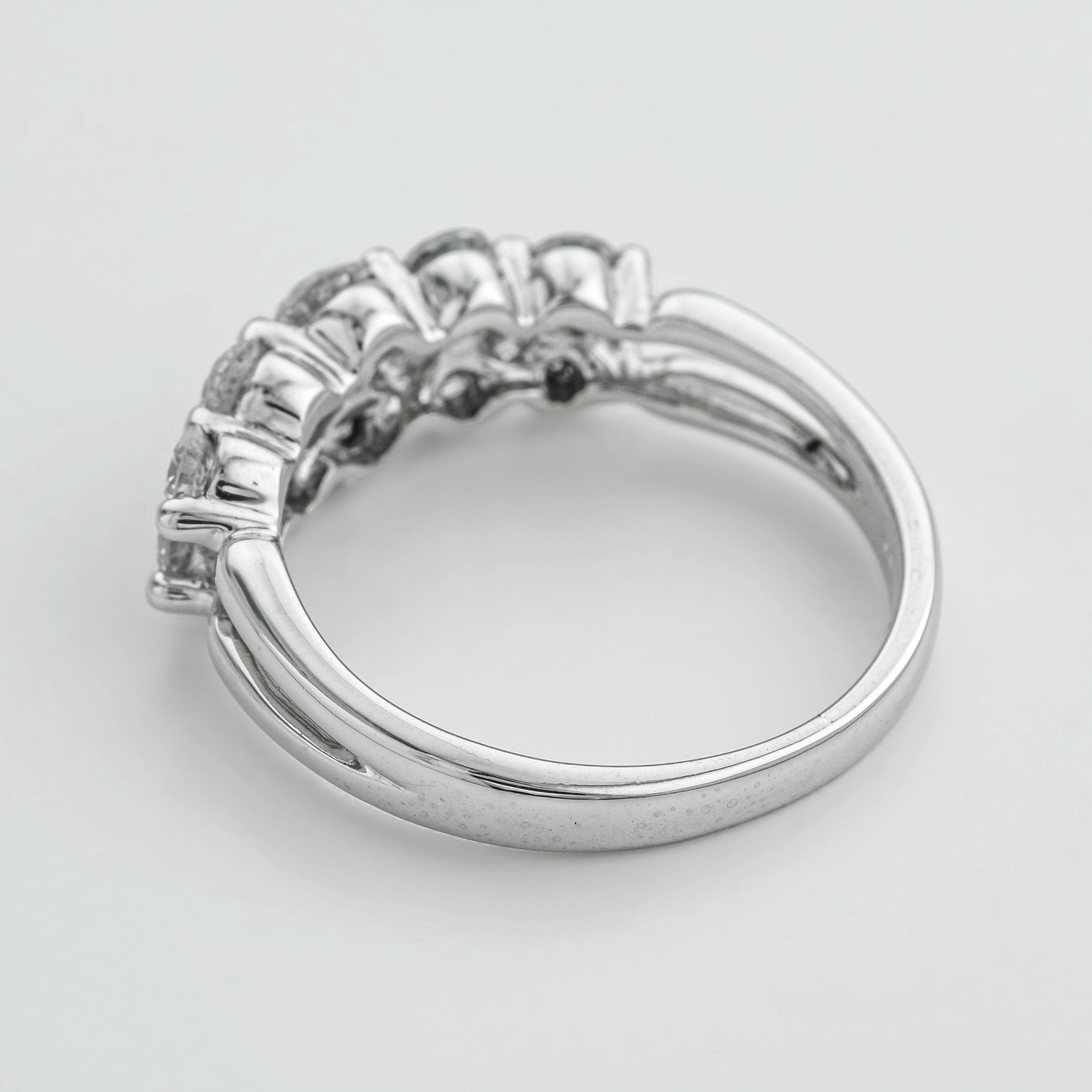 Diamond Two Line Ring - 2