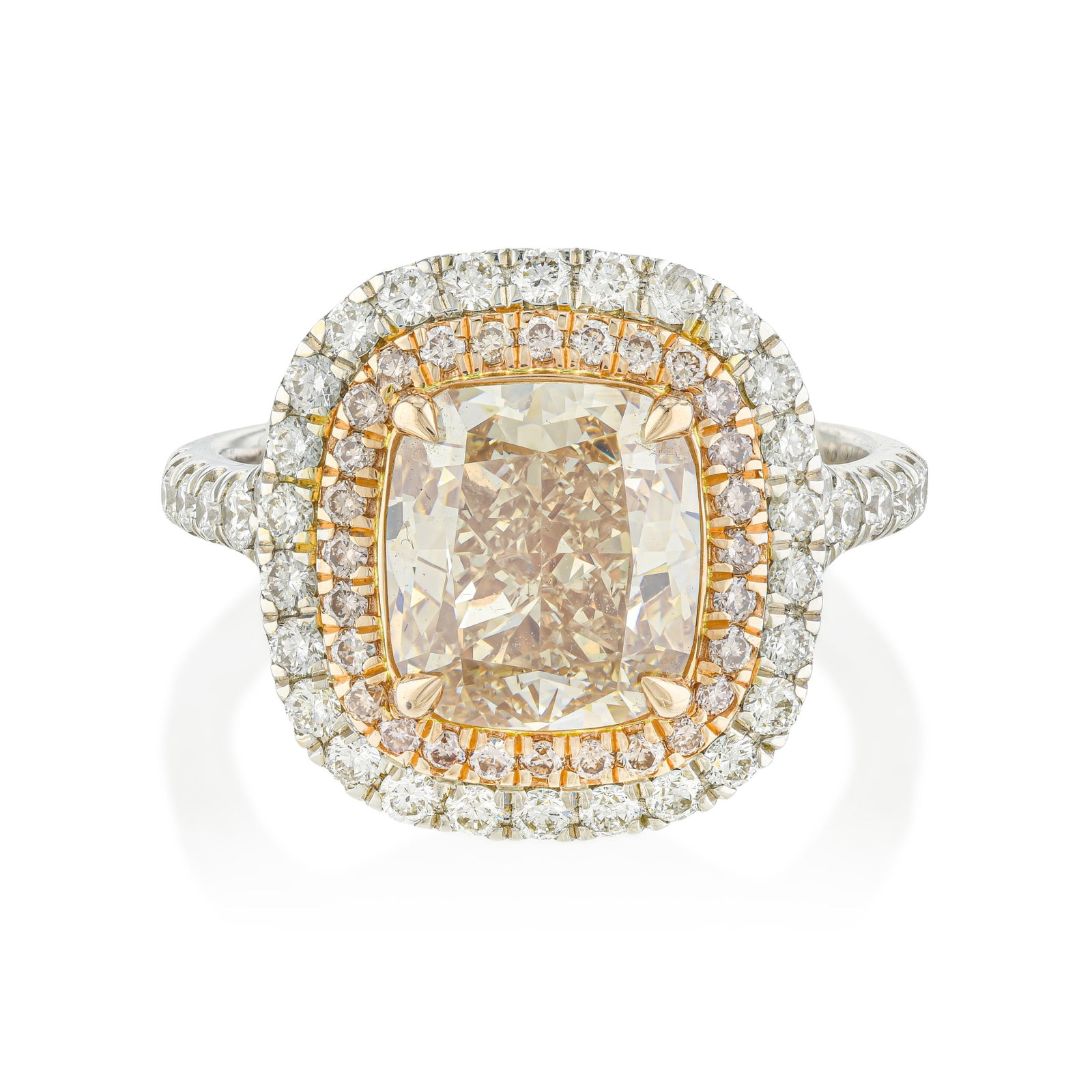 3.04-Carat Fancy Brownish Orange Diamond Ring: ESTIMATED RETAIL PRICE: $20,000 * *This is the estimated value a piece of similar quality, craftsmanship, and characteristics could command at retail. Fancy brownish orange is among the more unusual c