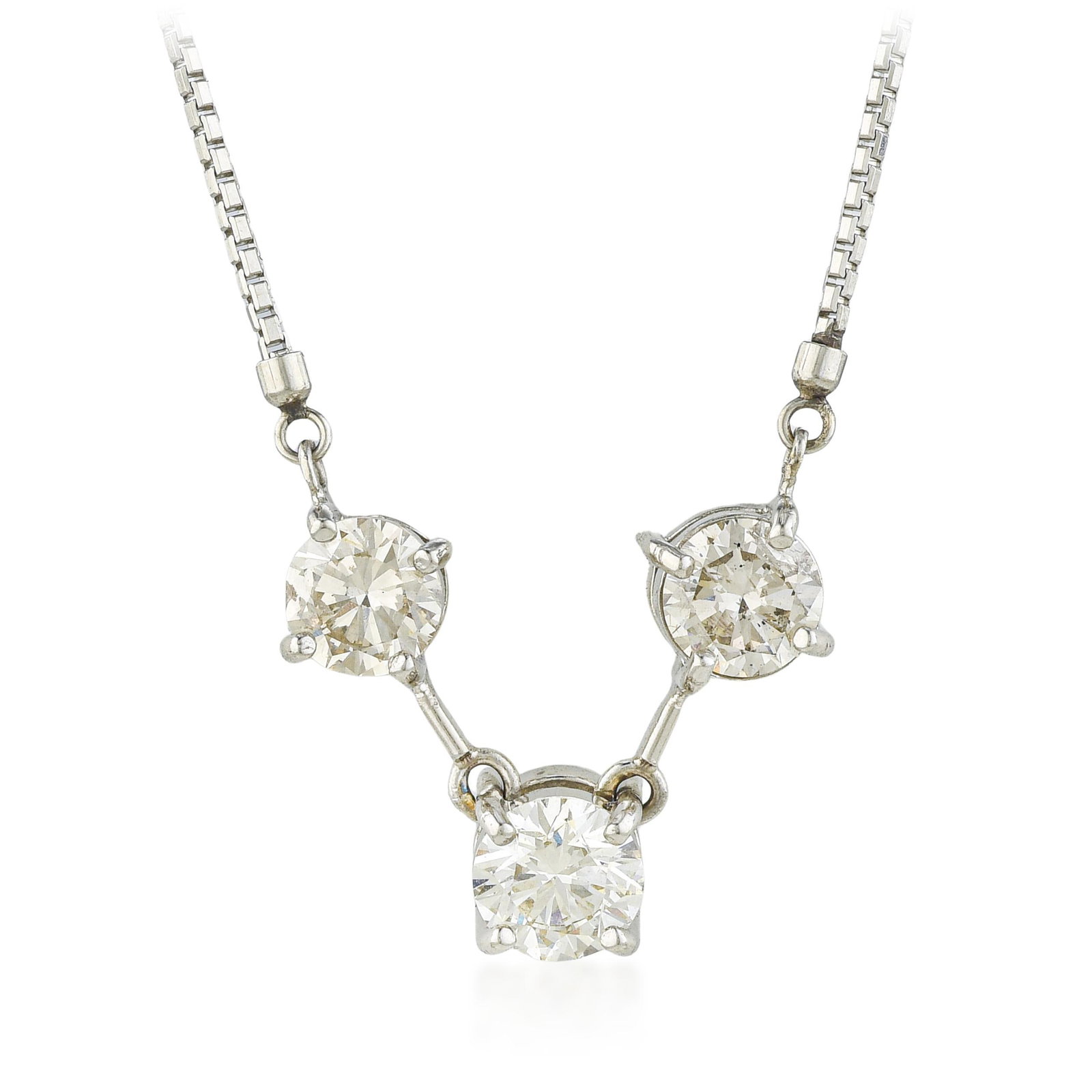 Diamond Tree Pendant Necklace (1 of 2)