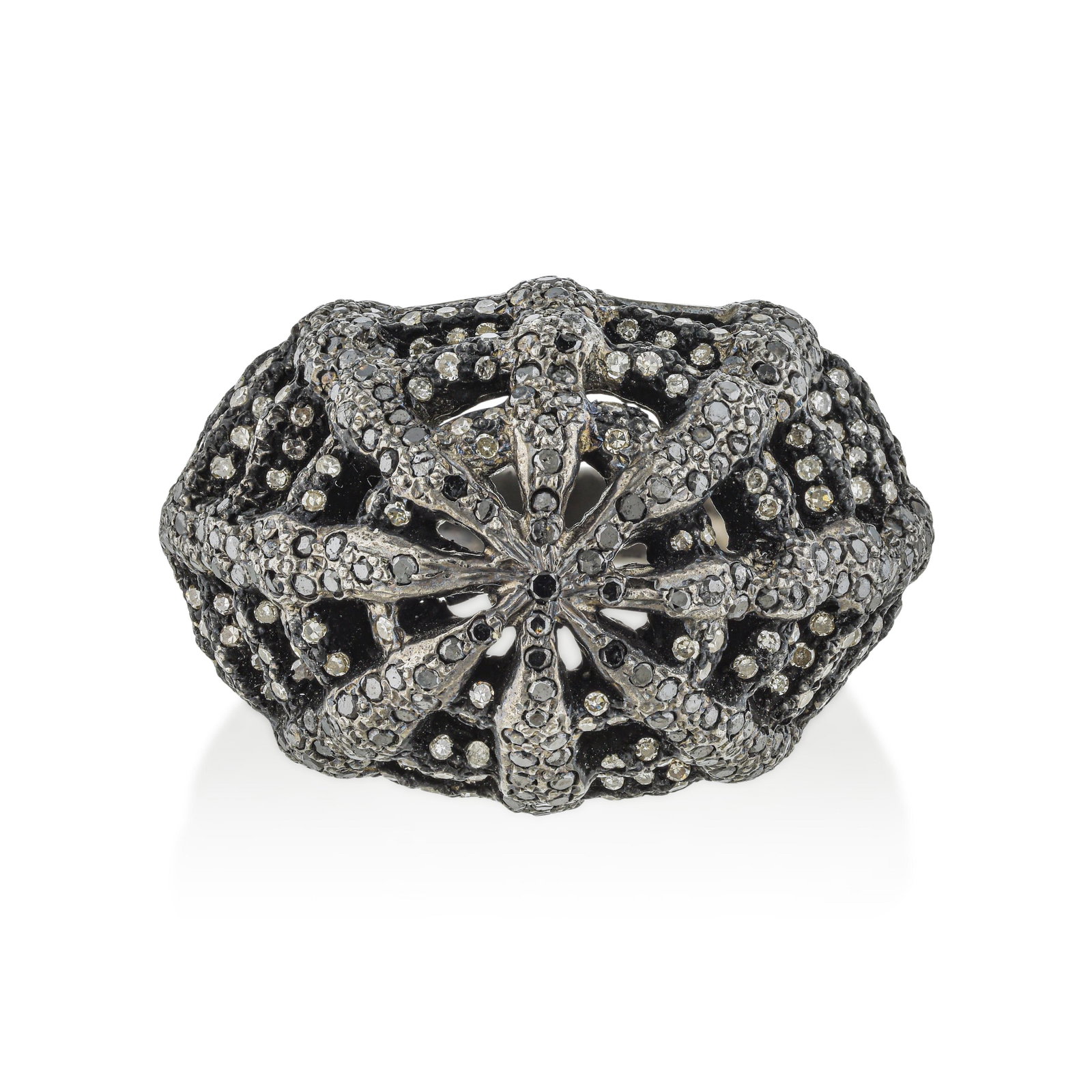 Diamond Web Dome Ring: ESTIMATED RETAIL PRICE: $650 * *This is the estimated value a piece of similar quality, craftsmanship, and characteristics could command at retail. Dome rings are having their moment, and this one
