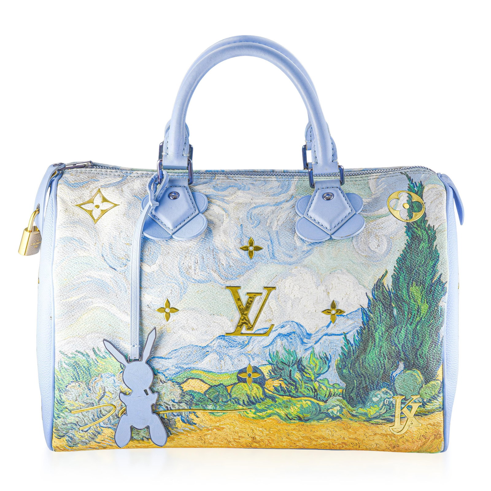 Louis Vuitton Masters Van Gogh Speedy 30 - Monogram Canvas, Blue: ESTIMATED RETAIL PRICE: Approx. $3,000* *This is the estimated value a piece of similar quality, craftsmanship, and characteristics could command at retail. Released as part of the Louis Vuitton