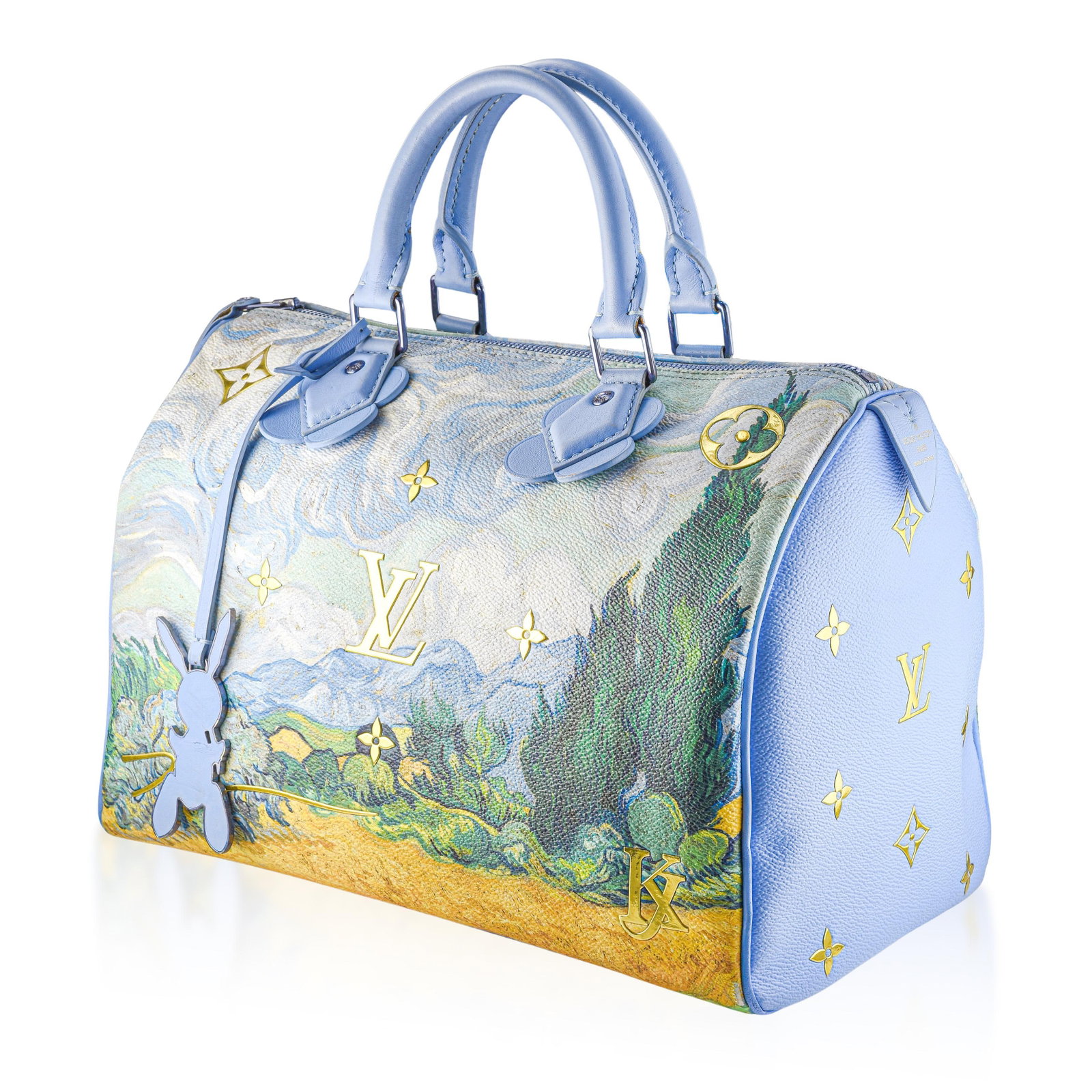 Louis Vuitton Masters Van Gogh Speedy 30 - Monogram Canvas, Blue - 2