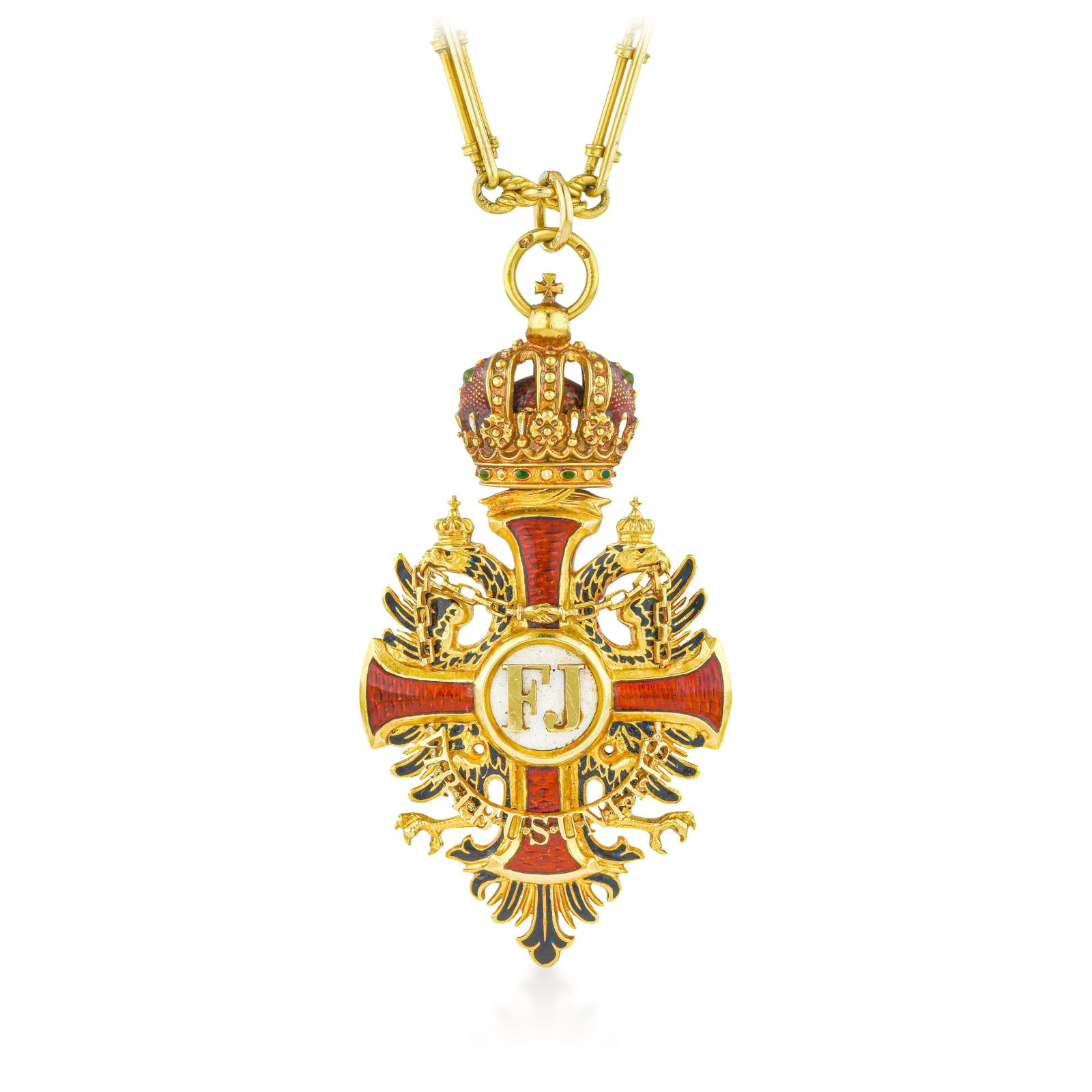 Imperial Austrian Order of Franz Joseph Knight's Cross, Gebrüder Resch, in Original Case with C - 2
