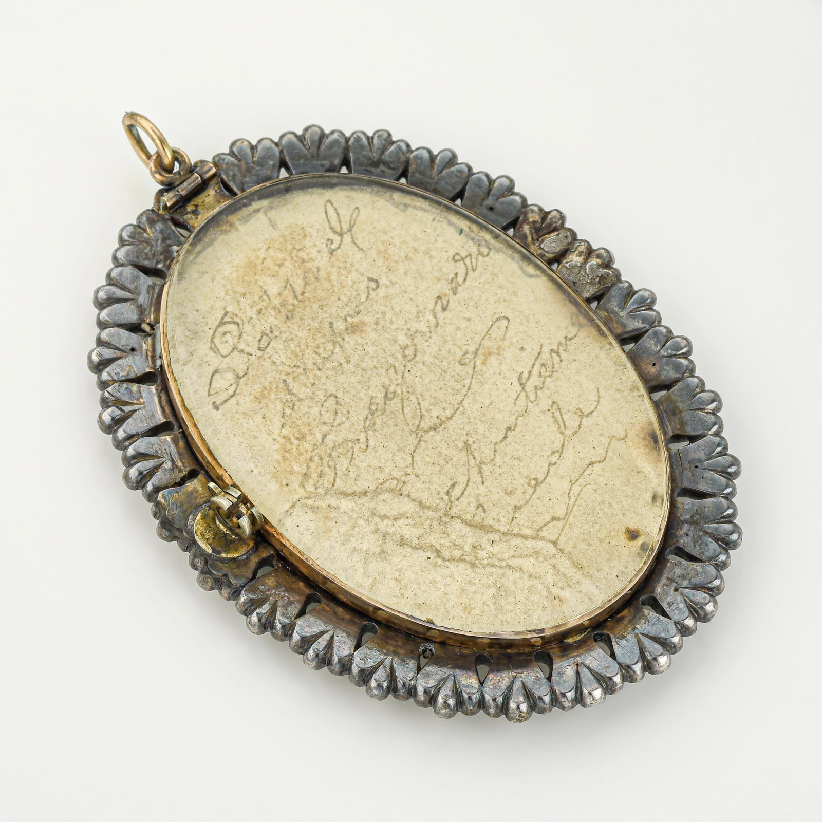 Rowlands and Frazer Antique Diamond Pendant Brooch, with Box - 3