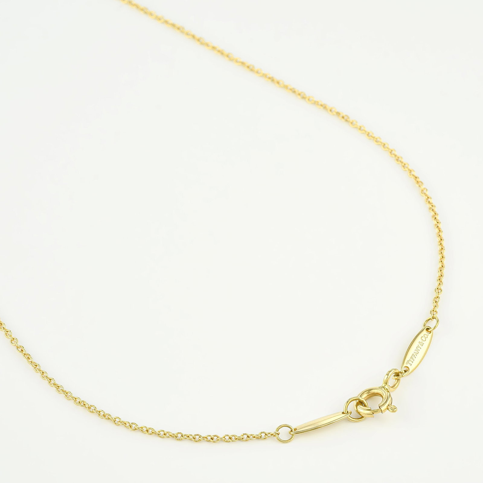 Elsa Peretti Tiffany & Co. Diamond Solitaire Necklace - 2