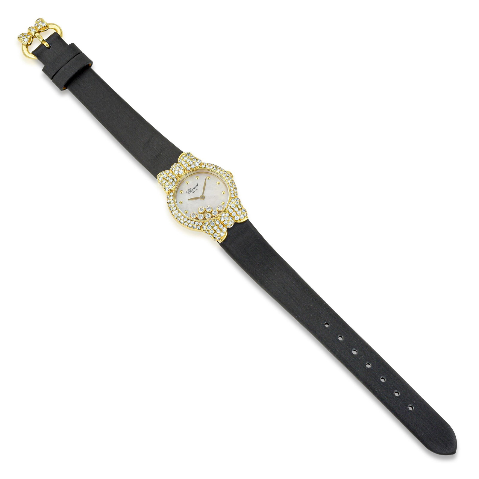 Chopard Happy Diamonds "Bowtie" in 18K Gold with Diamonds, with Box - 3