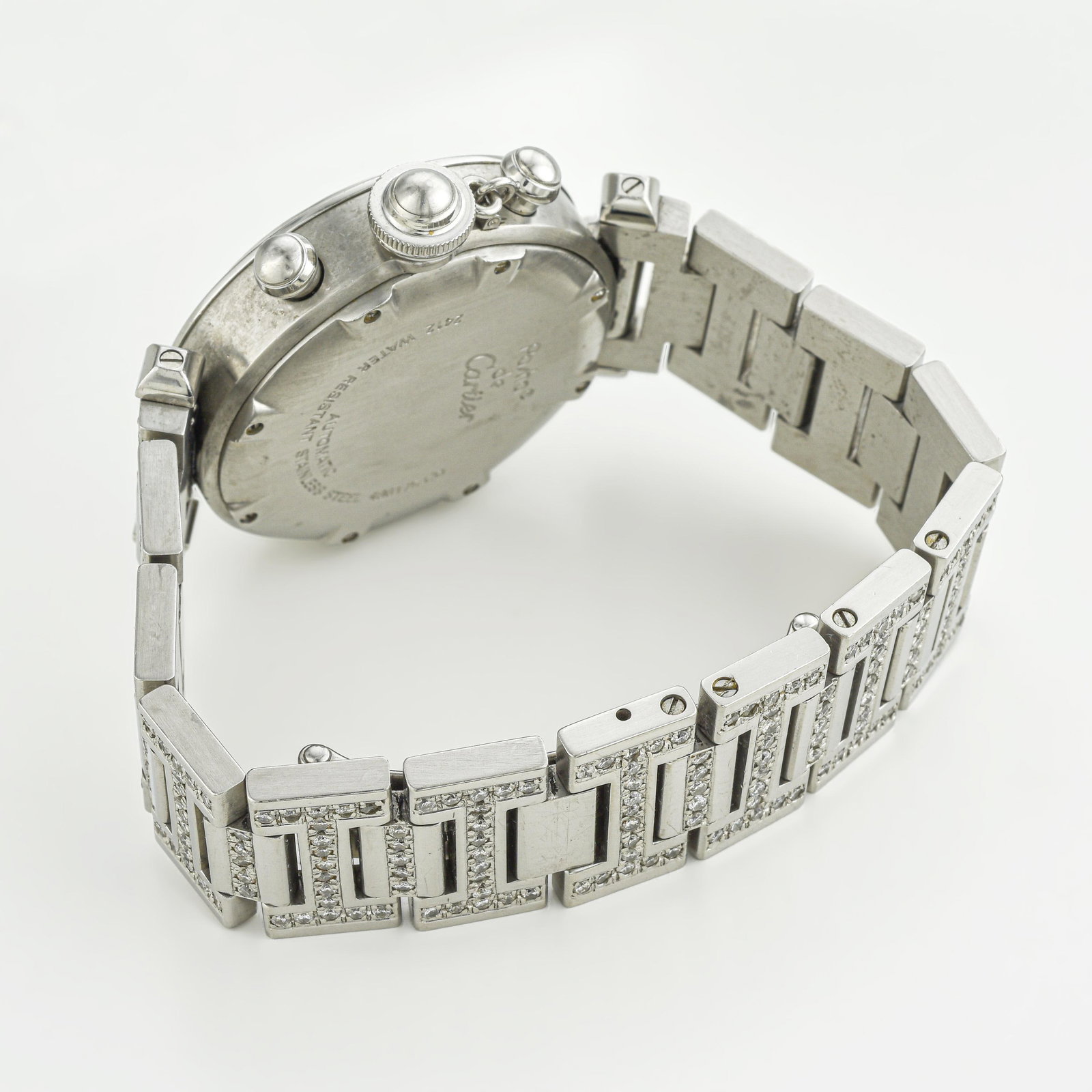 Cartier Pasha Chronograph in Steel - 2