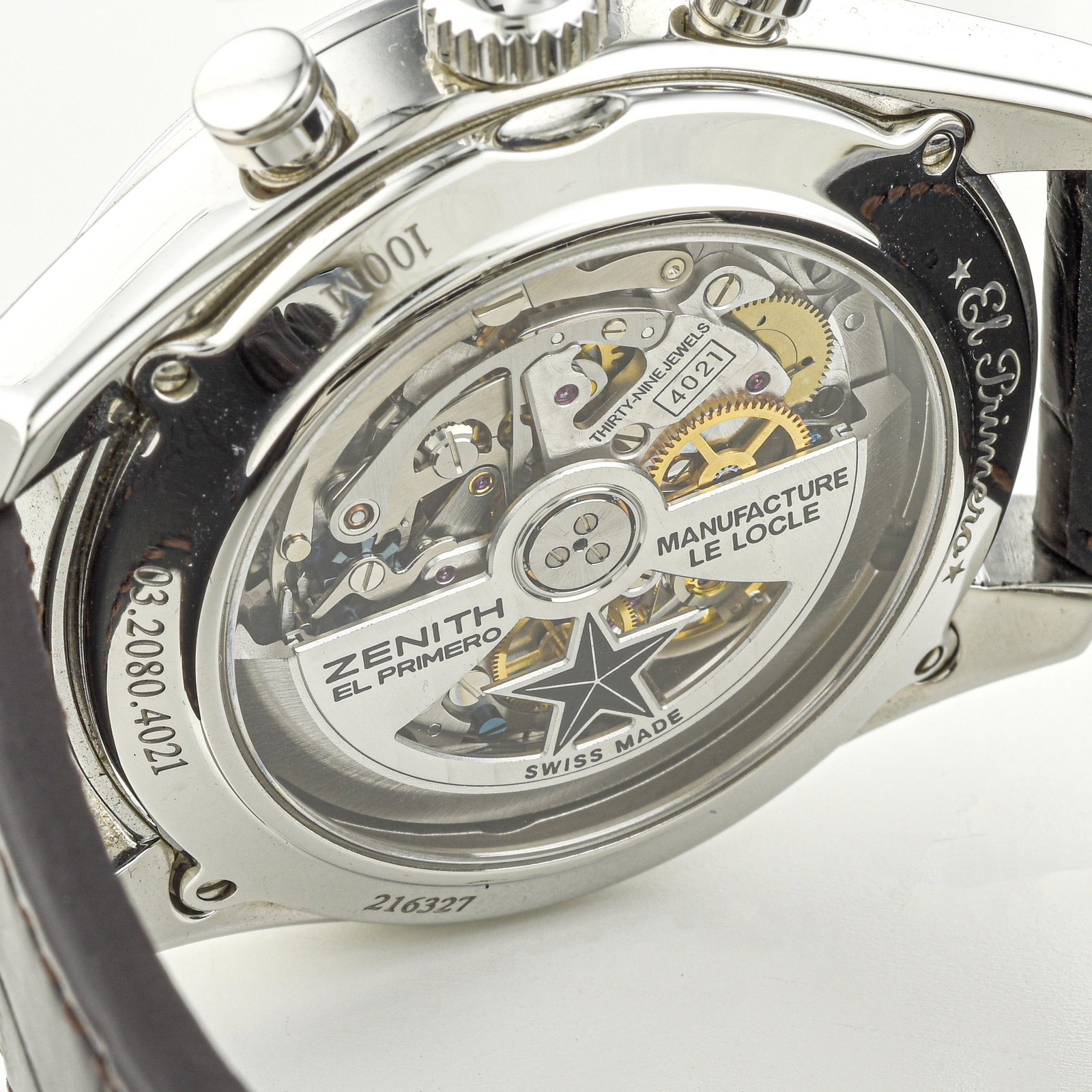 Zenith El Primero Open Heart Reserve de Marche in Steel, with Papers - 2