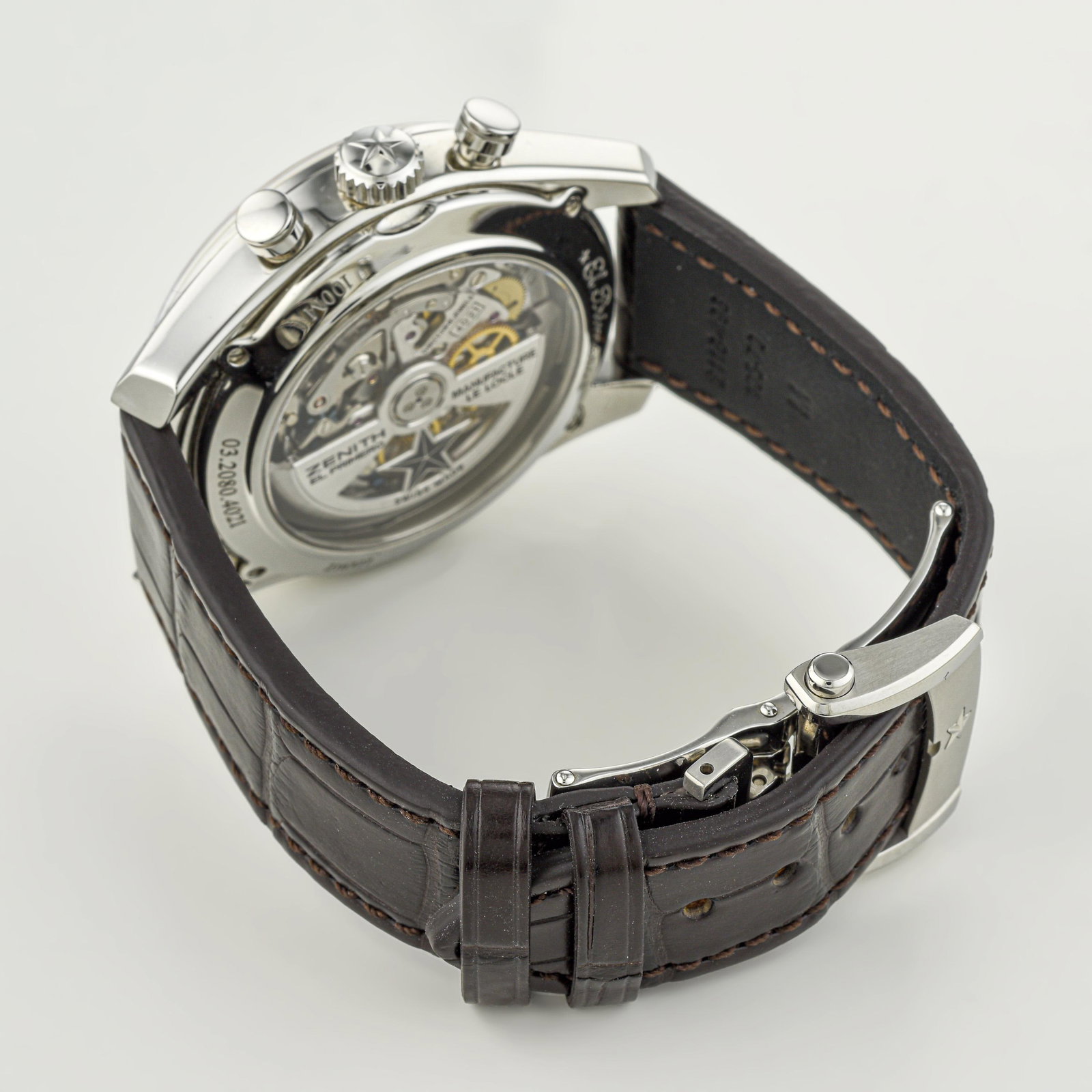 Zenith El Primero Open Heart Reserve de Marche in Steel, with Papers - 3