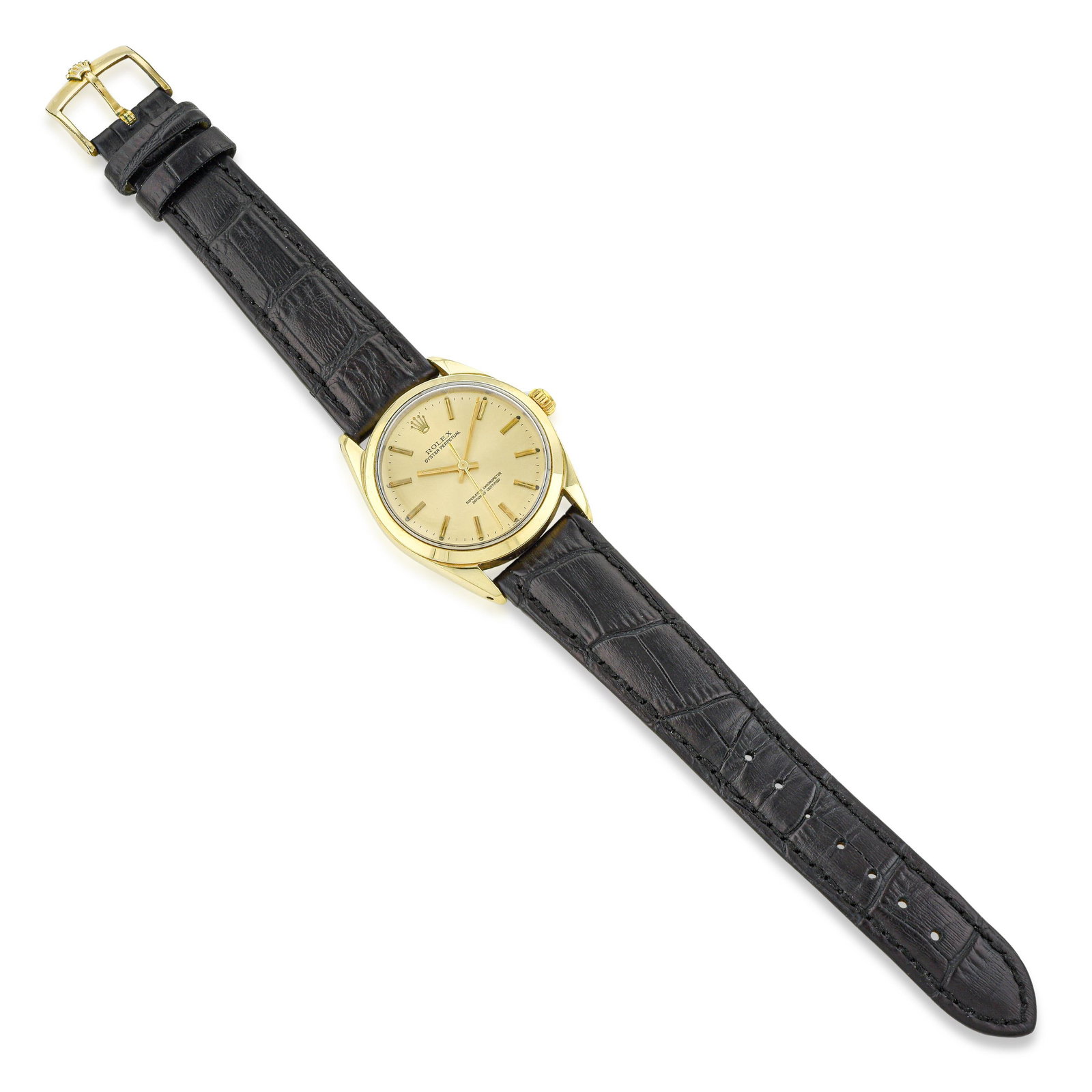 Rolex Oyster Perpetual in Steel with Gold Cap - 2