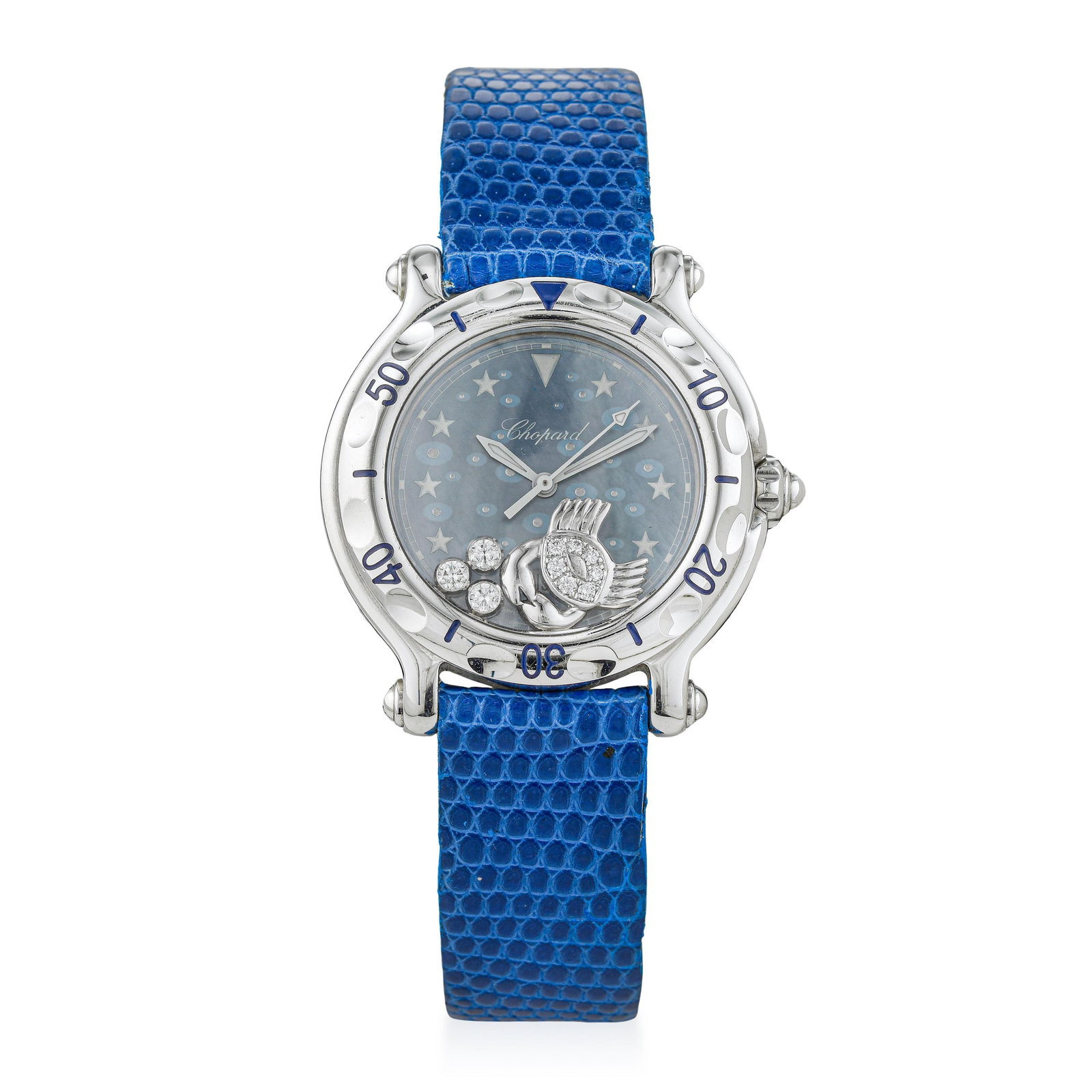 Chopard Happy Sport in Steel: ESTIMATED RETAIL PRICE: $4,500* *This is the estimated value a piece of similar quality, craftsmanship, and characteristics could command at retail. Chopard's Happy Sport reimagined the luxury sports