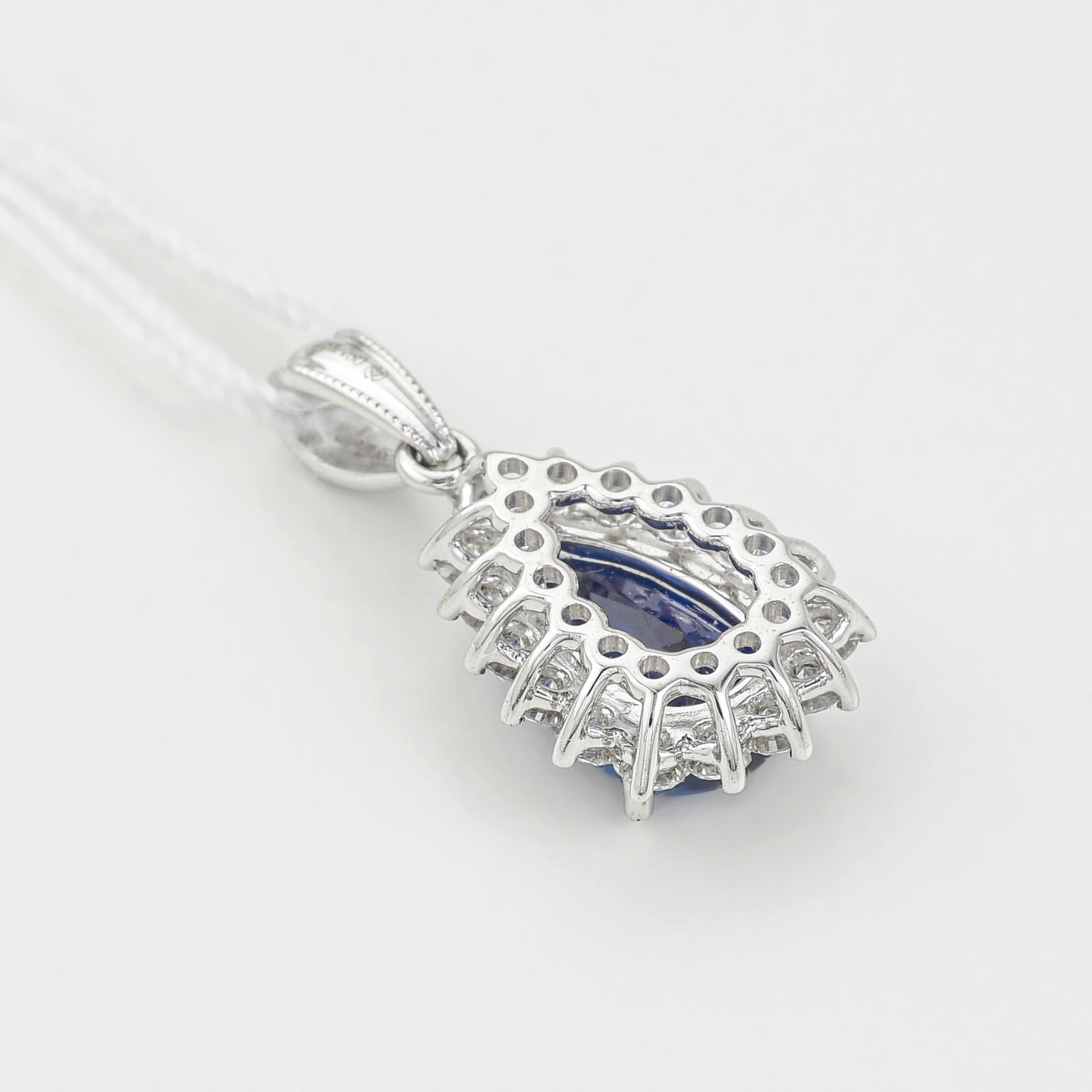 Sapphire and Diamond Pendant - 2