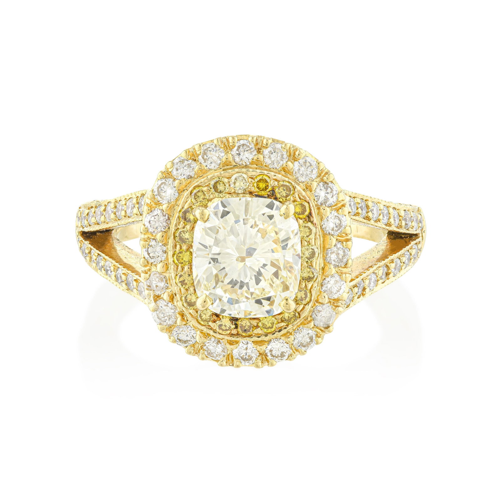 Light Yellow Diamond Ring (1 of 2)