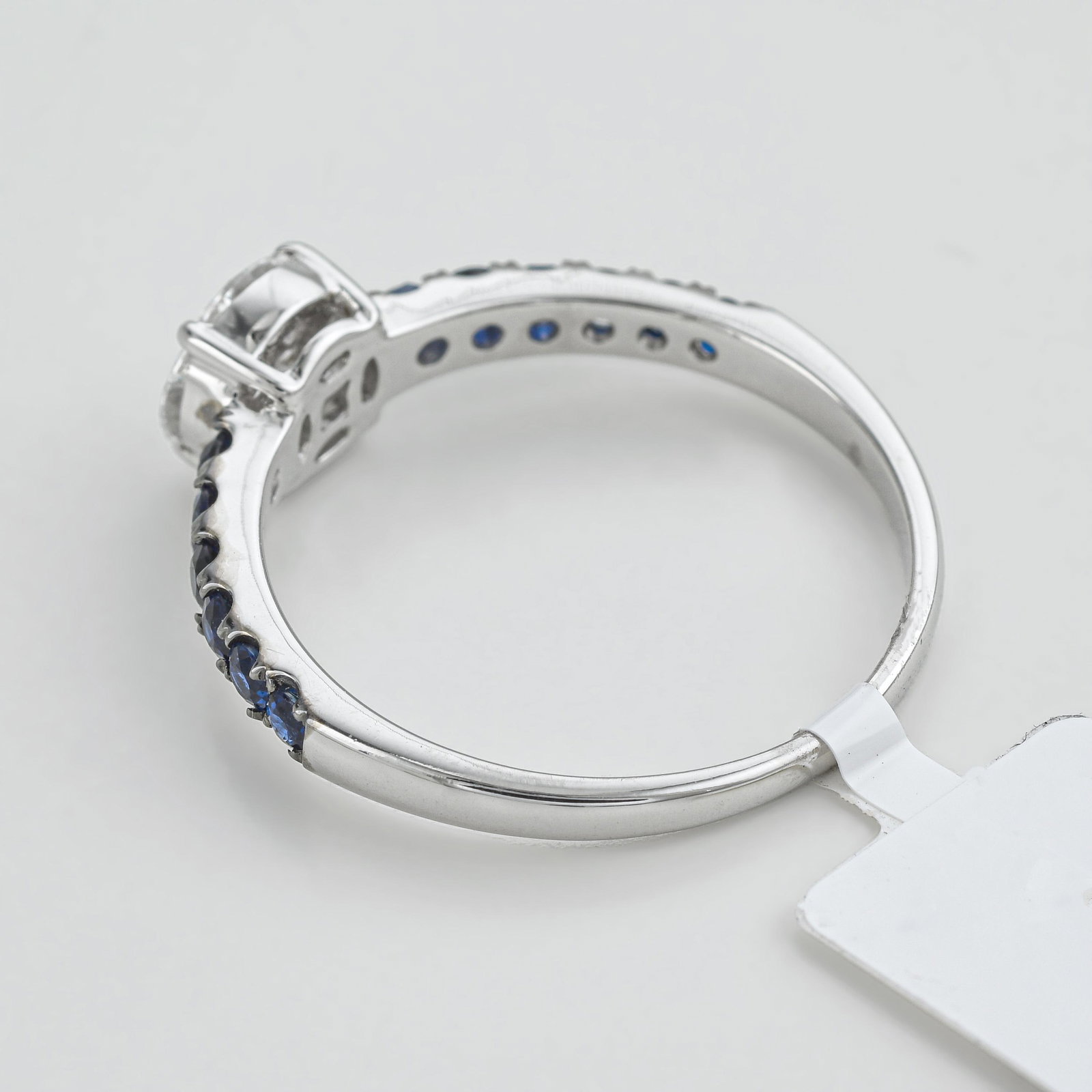 Diamond Mosaic and Sapphire Ring - 2