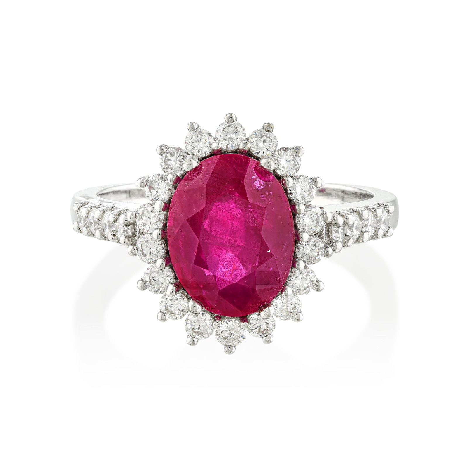 Burma Ruby and Diamond Ring, GIA Certified (1 of 3)