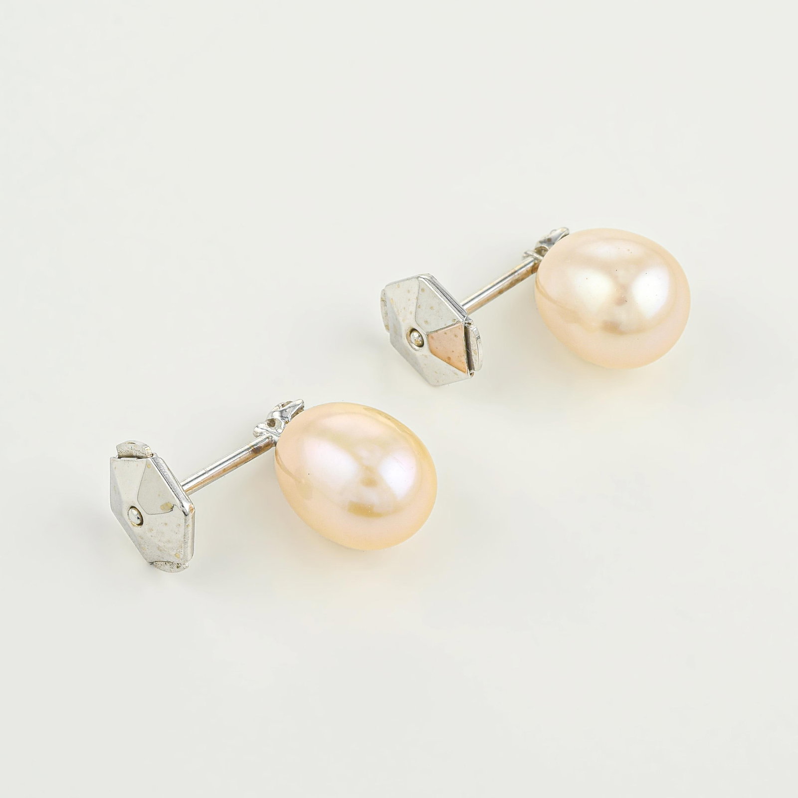 Pearl and Diamond Earrings, GIA Certified - 2