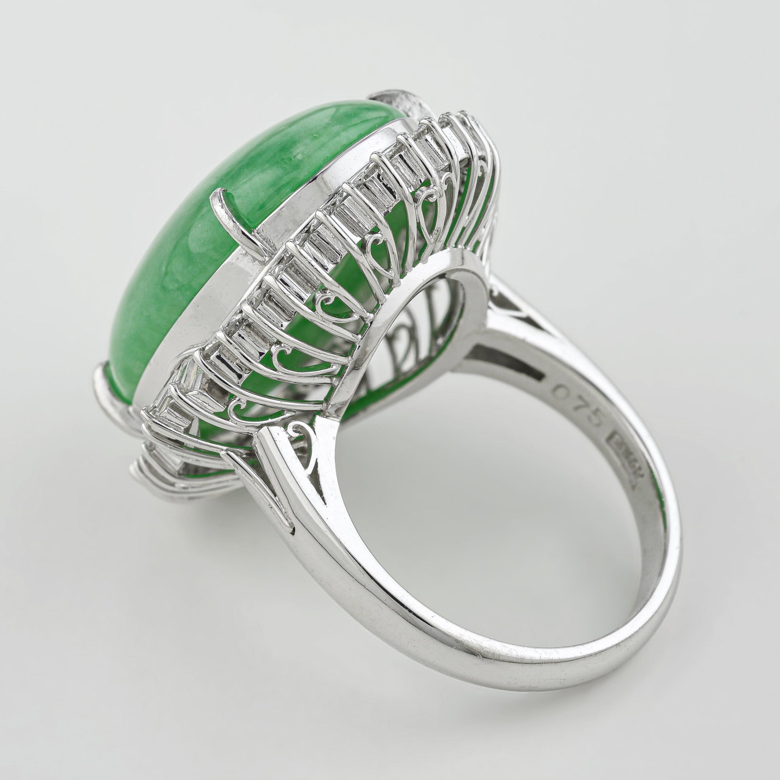 Jade and Diamond Ring - 2
