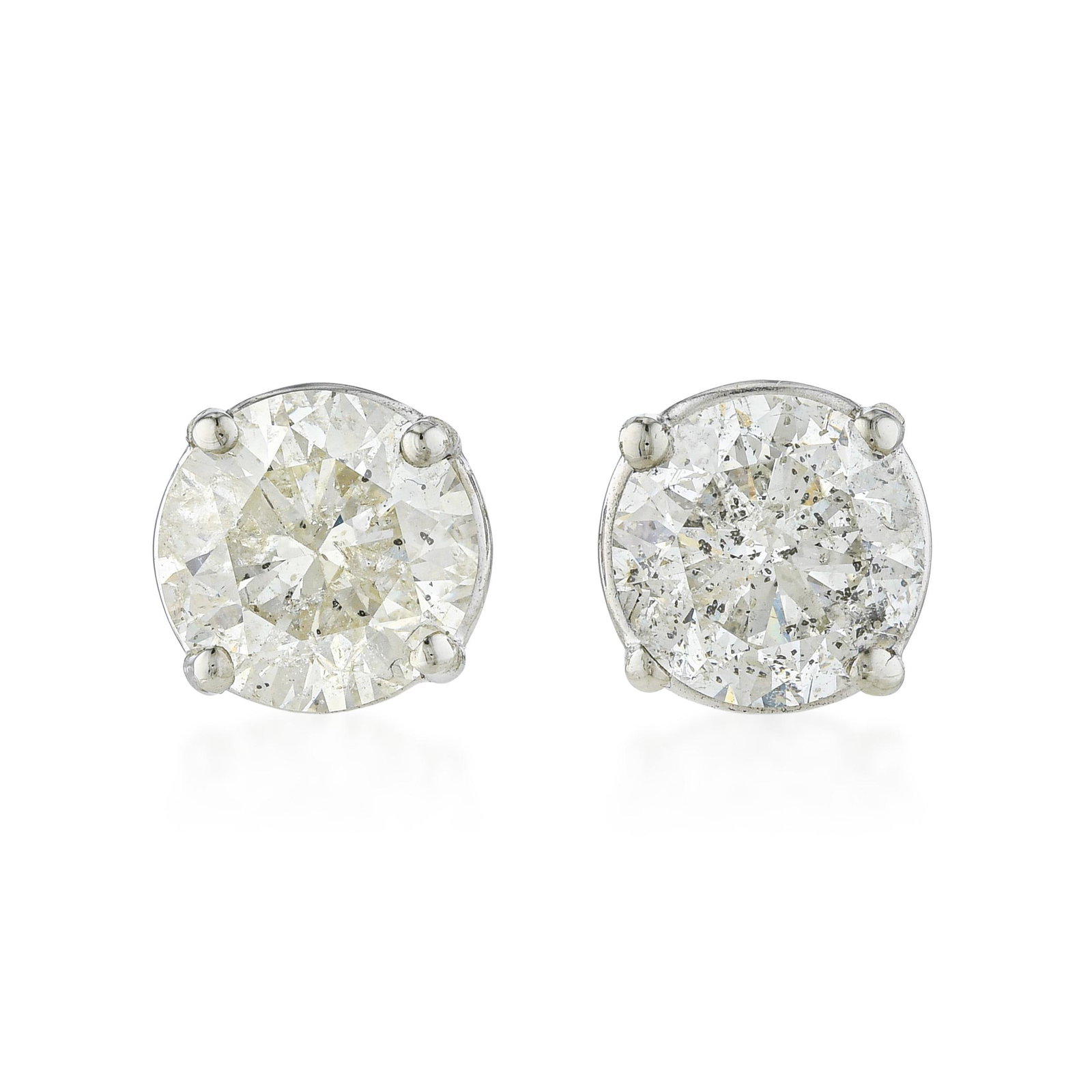 Diamond Stud Earrings (Approx. 3.03 CTW): ESTIMATED RETAIL PRICE: $8,000* *This is the estimated value a piece of similar quality, craftsmanship, and characteristics could command at retail. Crossing the three-carat threshold in a pair of stu