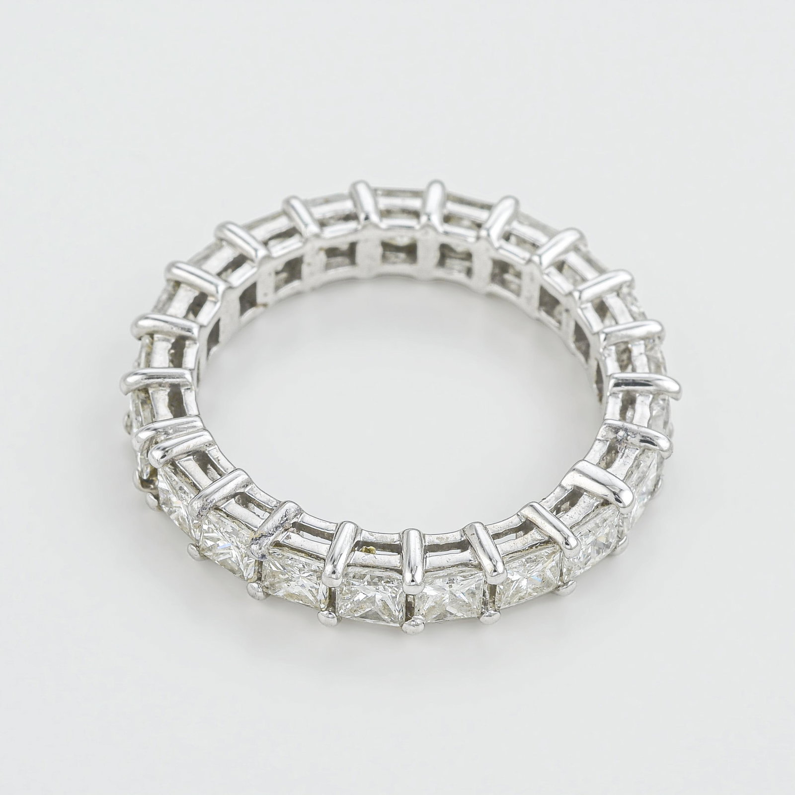 Princess Cut Diamond Band Ring - 2