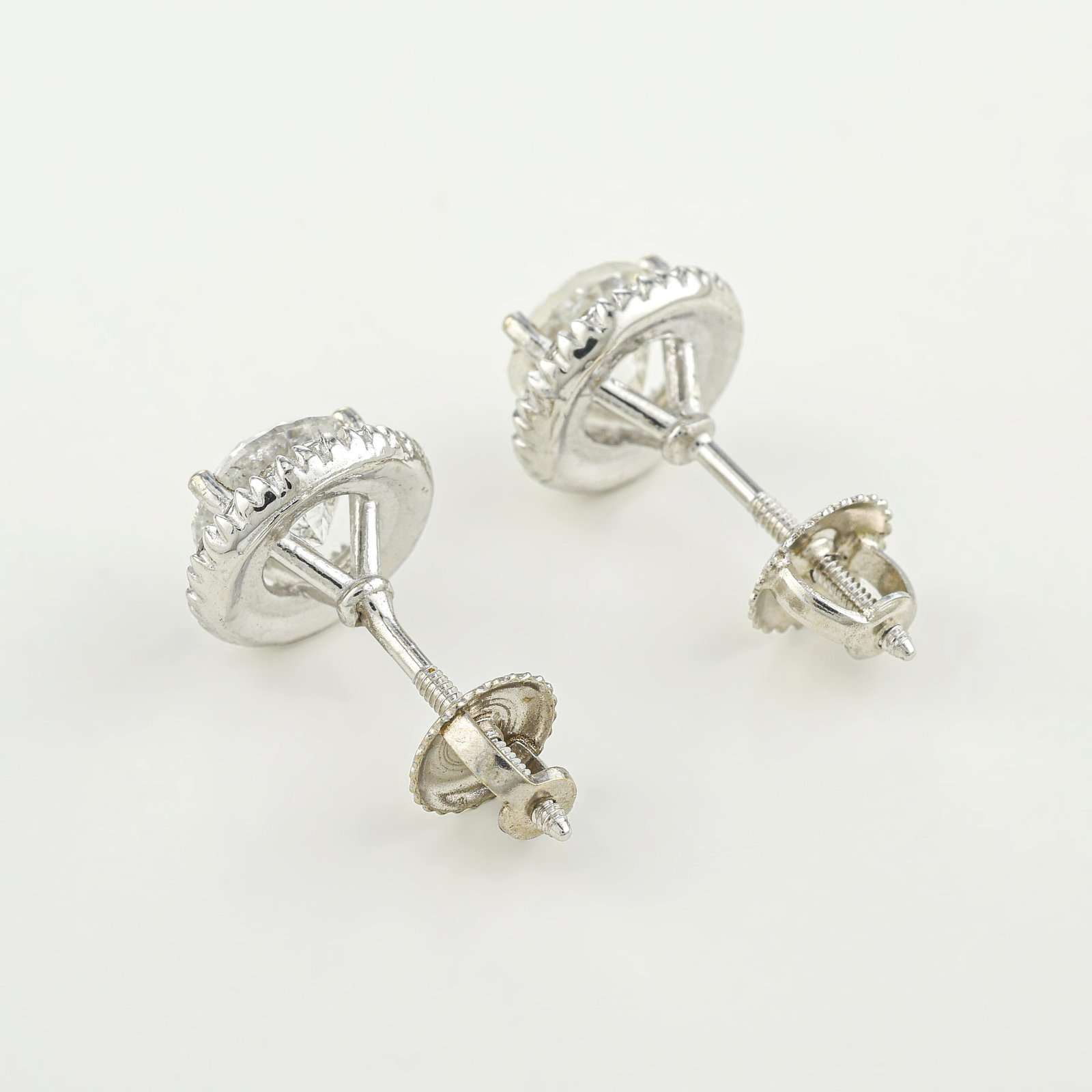 Diamond Stud Earrings (Approx. 2.44 CTW) - 2