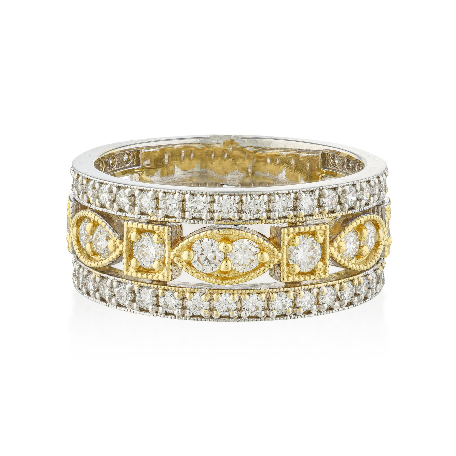 Diamond Wide Band Ring (1 of 2)