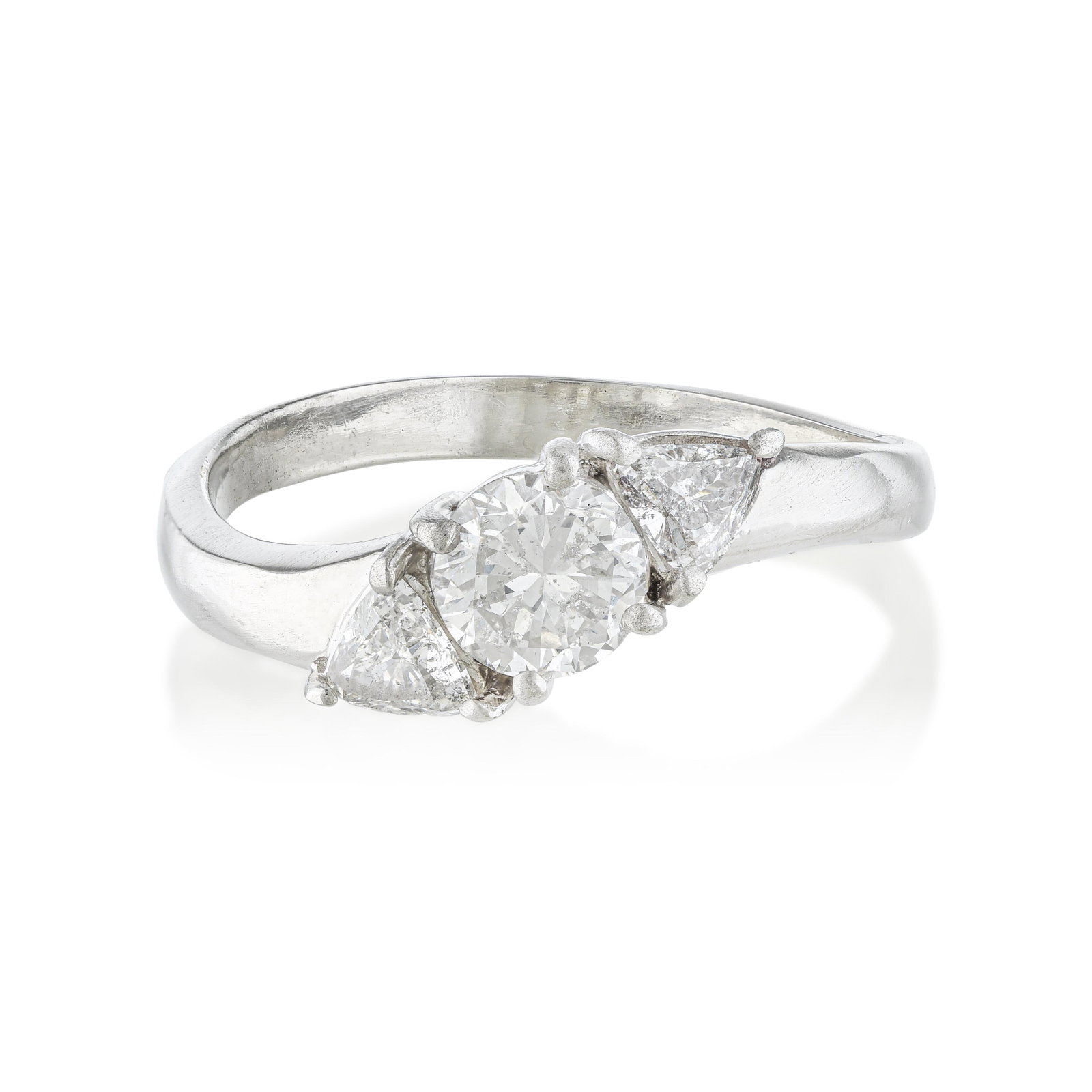 Three-Stone Diamond Engagement Ring (1 of 2)