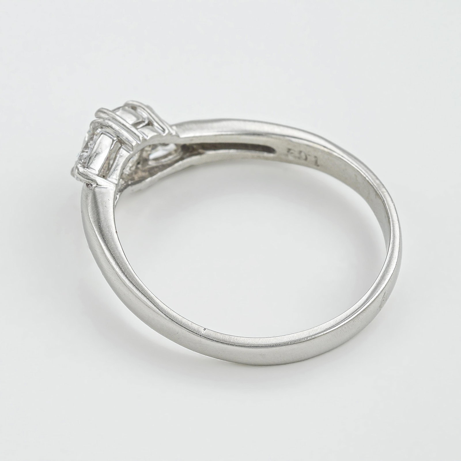 Three-Stone Diamond Engagement Ring - 2