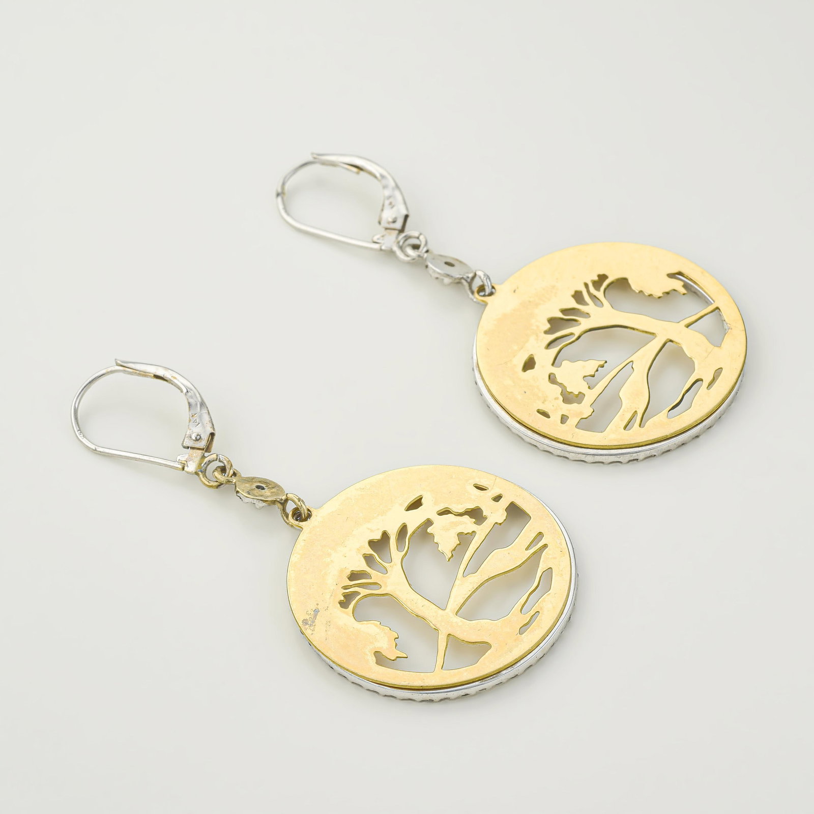 Tree of Life Diamond Drop Earrings - 2