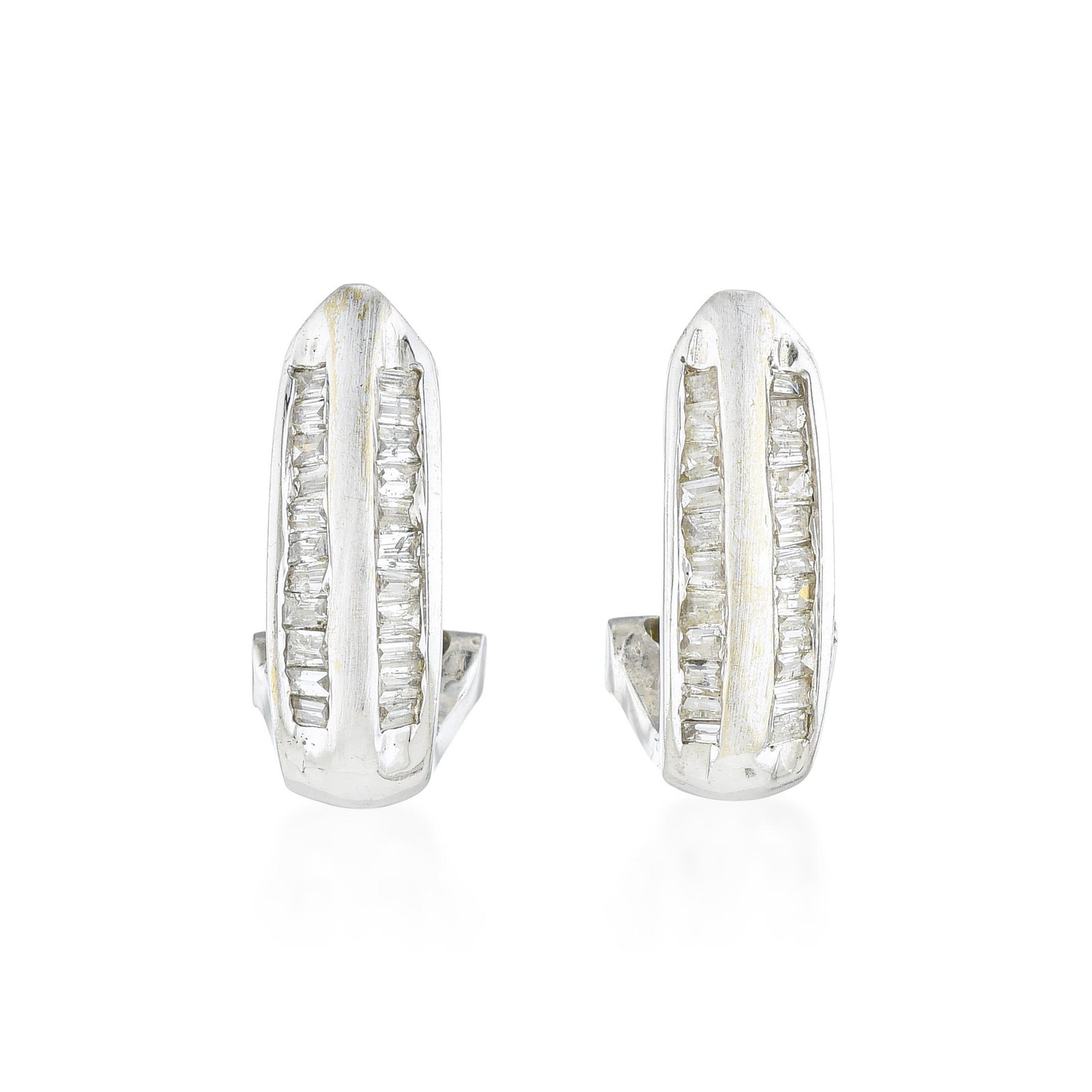 Diamond Demi Hoop Earrings: ESTIMATED RETAIL PRICE: $2,200* *This is the estimated value a piece of similar quality, craftsmanship, and characteristics could command at retail. The demi hoop is the earring that solves the