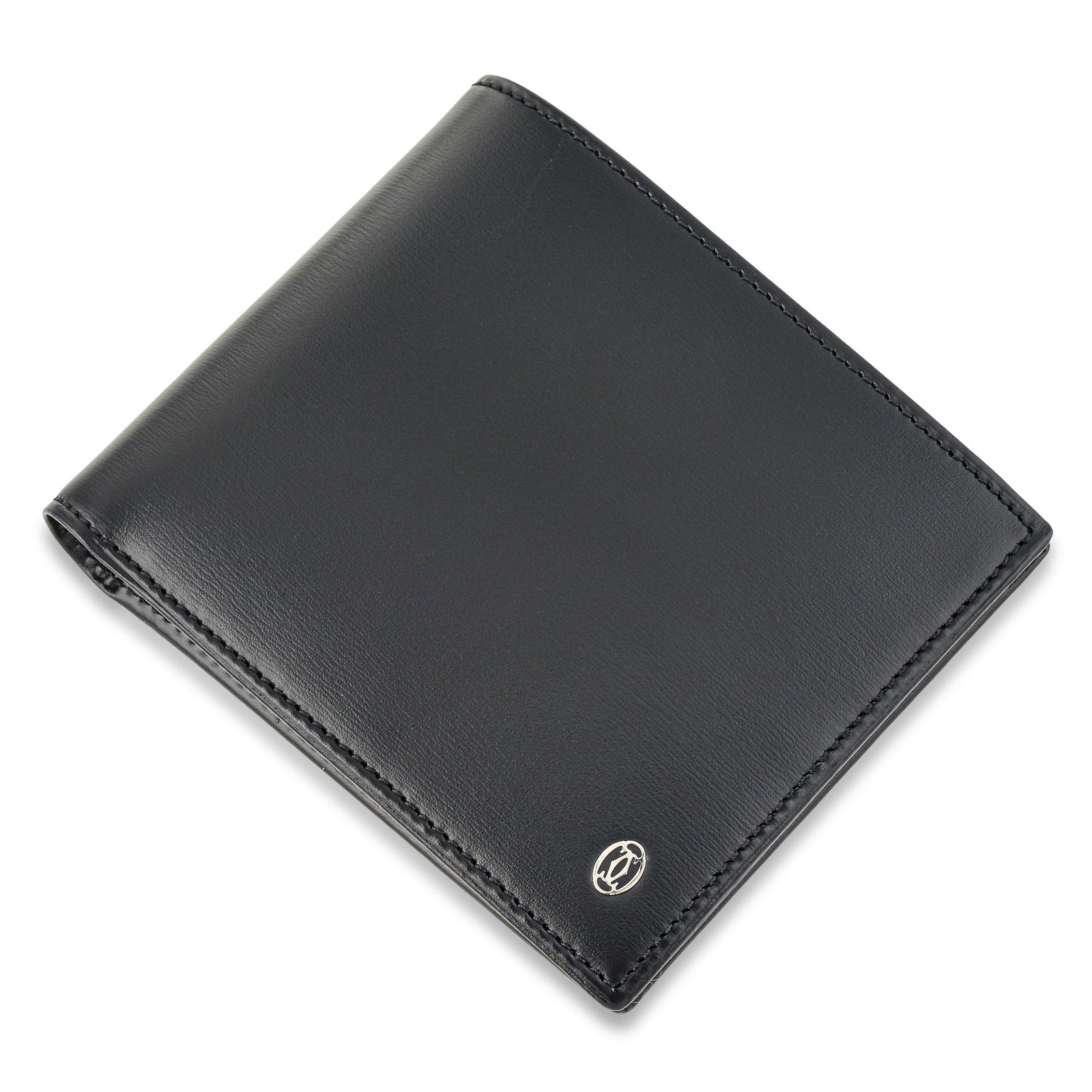 Cartier Pasha Bi-Fold Wallet - Leather, Black - 3