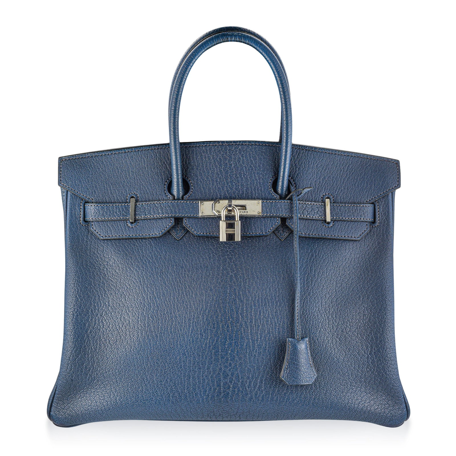 Hermes Birkin 35 Handbag - Togo, Navy Blue - 2