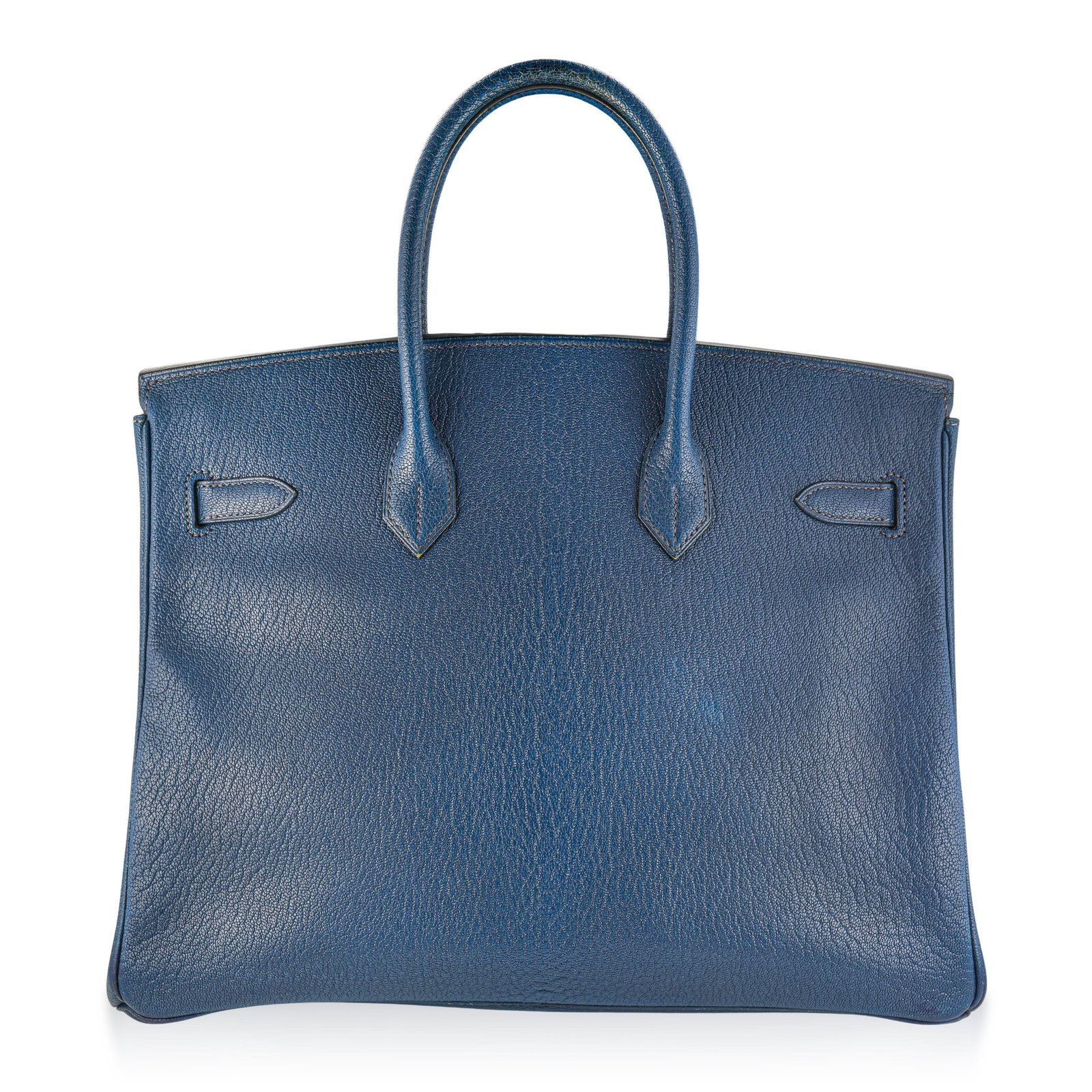 Hermes Birkin 35 Handbag - Togo, Navy Blue - 4