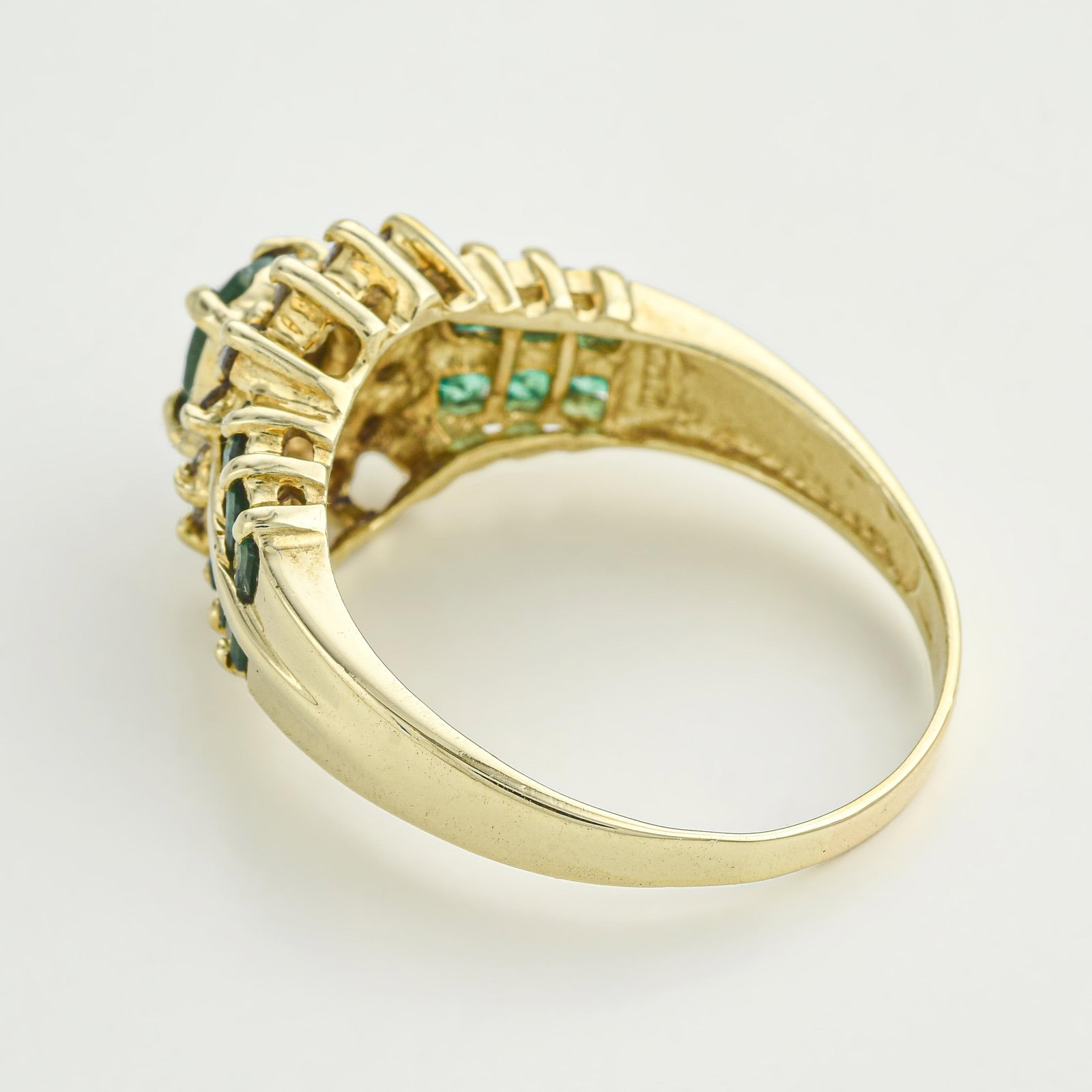Emerald and Diamond Ring - 2