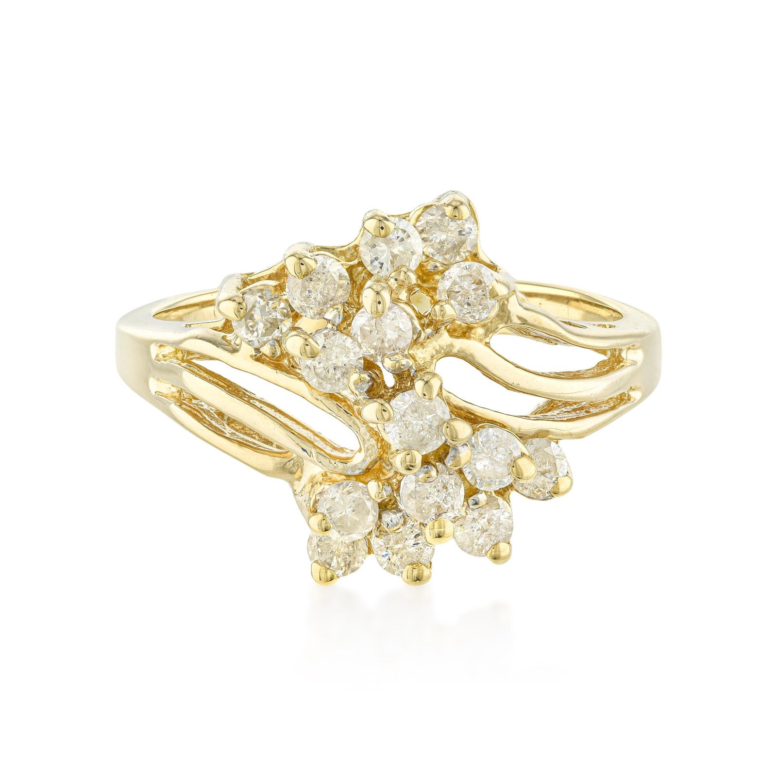Diamond Cluster Ring (1 of 2)
