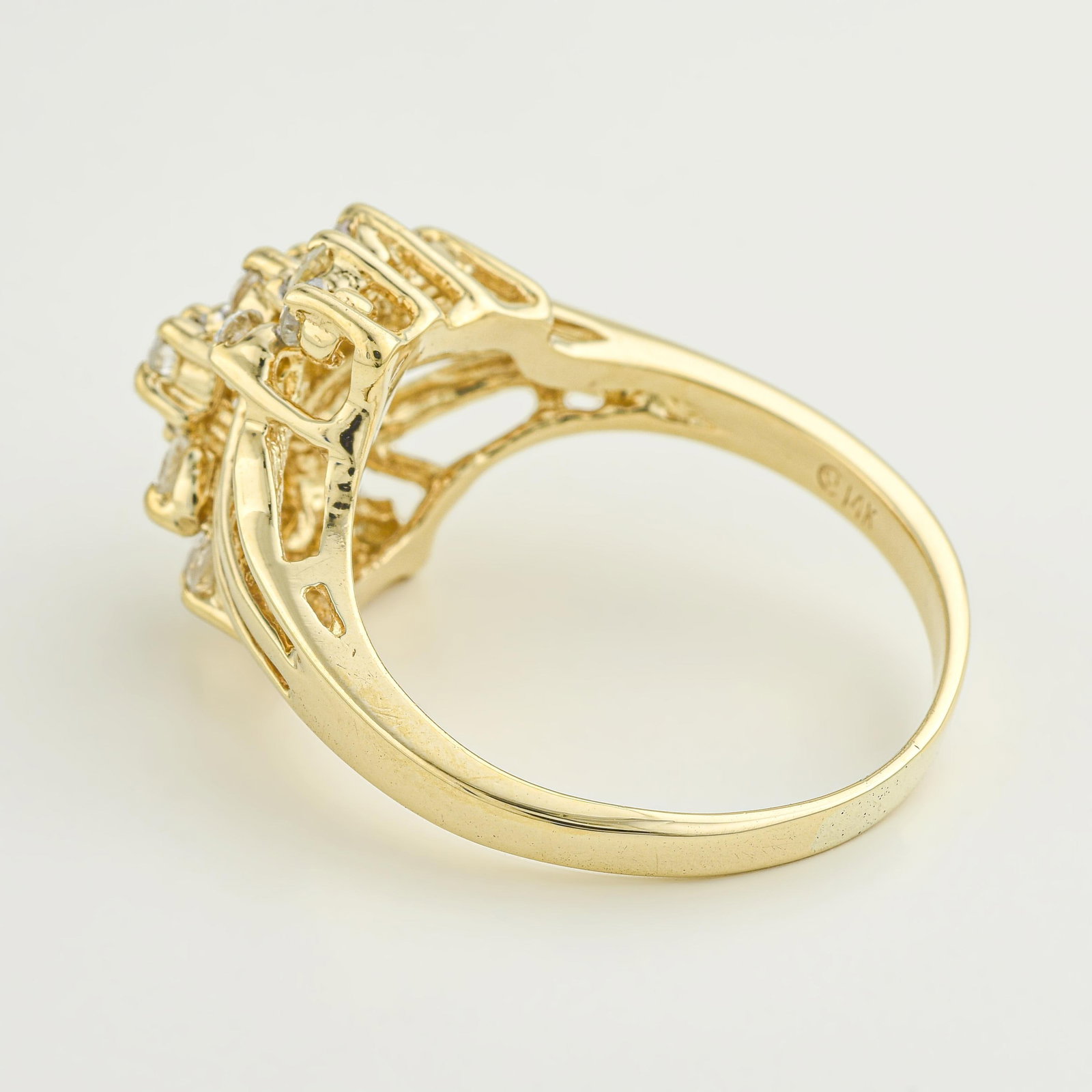 Diamond Cluster Ring - 2