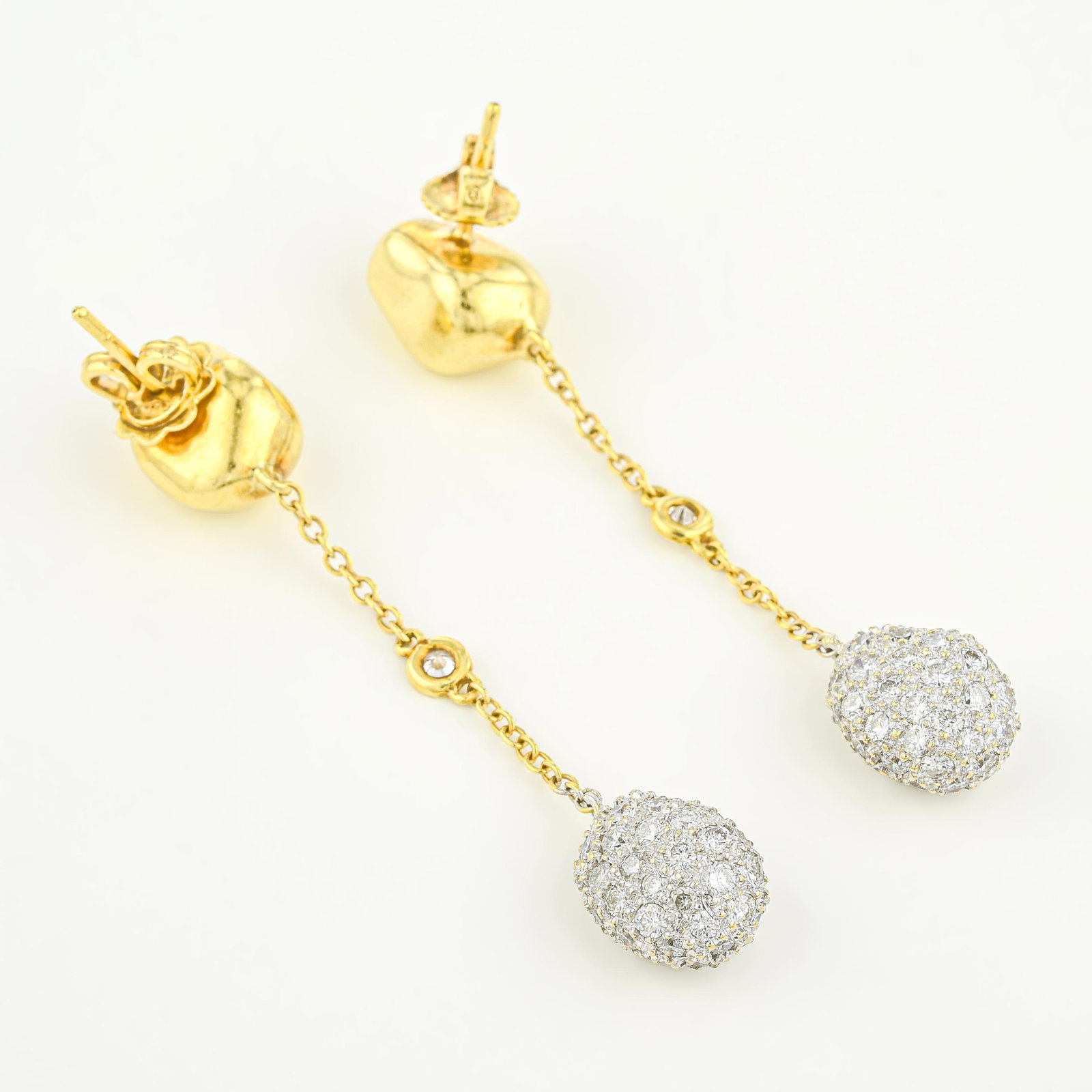 Diamond Drop Earrings - 2