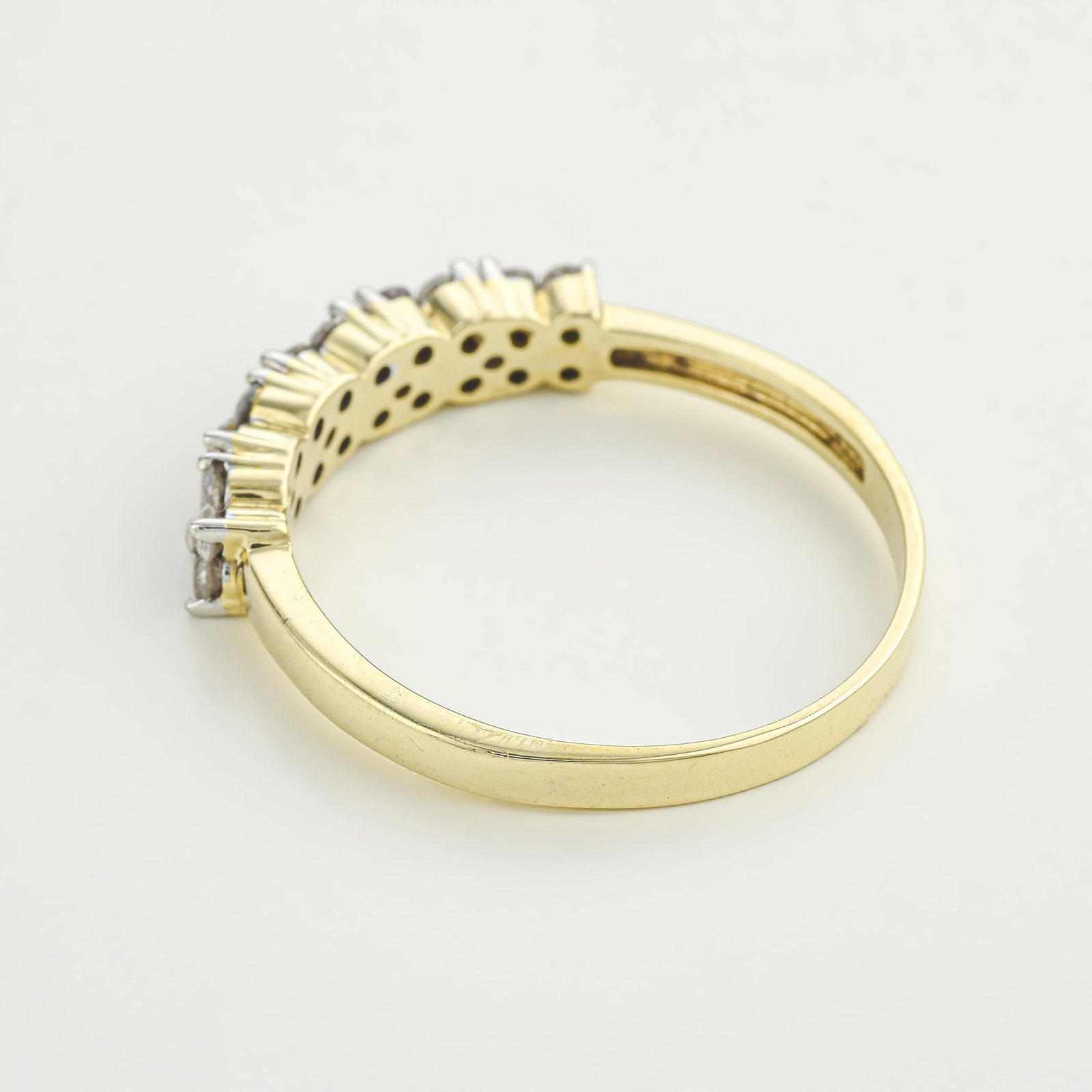 Diamond Flower Cluster Ring - 2