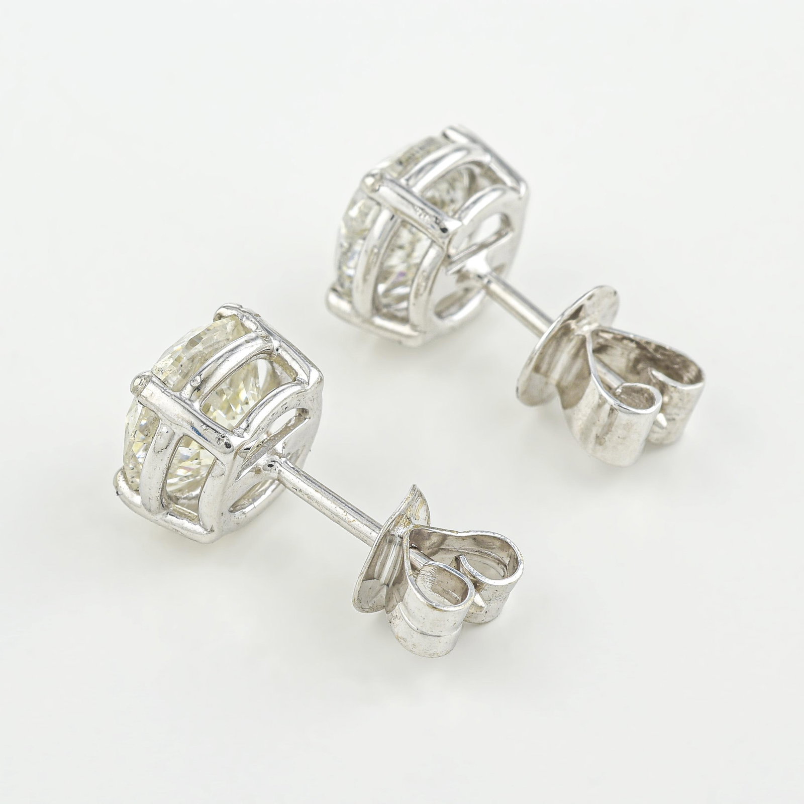 Diamond Stud Earrings (Approx. 3.03 CTW) - 2