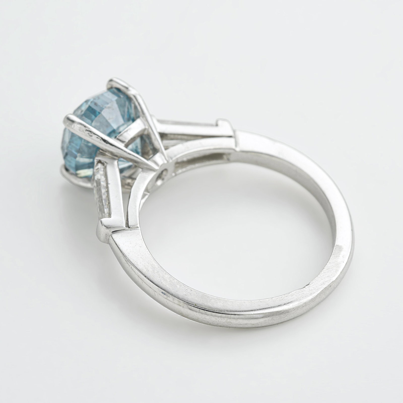 Blue-Green Diamond Ring - 2