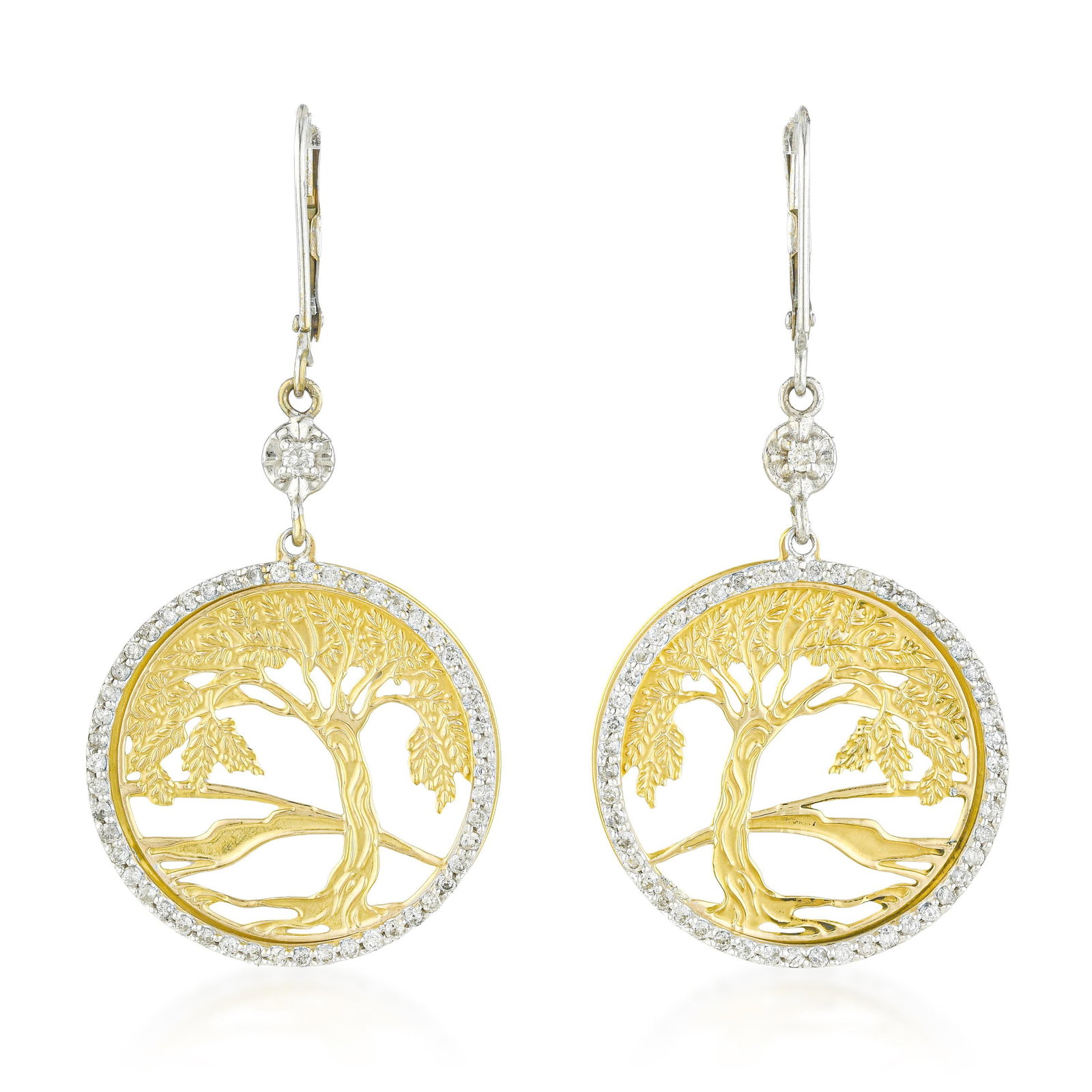 Tree of Life Diamond Drop Earrings: ESTIMATED RETAIL PRICE: $1,500* *This is the estimated value a piece of similar quality, craftsmanship, and characteristics could command at retail. The tree of life is one of the oldest and most