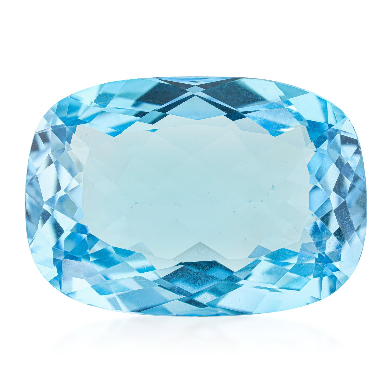 41.00-Carat Elongated Cushion Cut Topaz: ESTIMATED RETAIL PRICE: $800* *This is the estimated value a piece of similar quality, craftsmanship, and characteristics could command at retail. At 41 carats, this topaz has the size to serve as