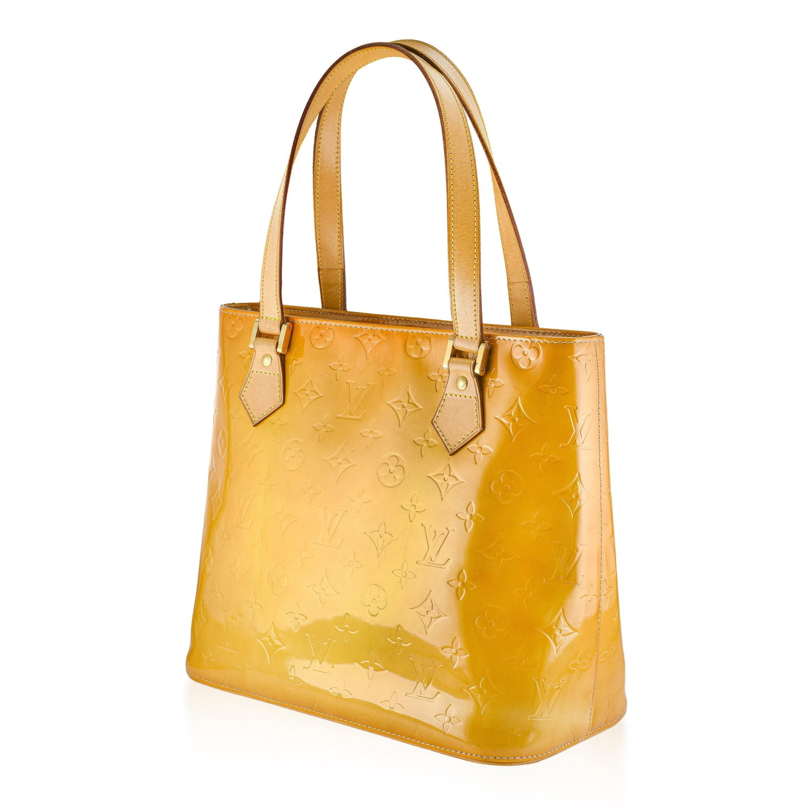 Louis Vuitton Houston Shoulder Bag – Monogram Vernis Patent Leather, Yellow - 2