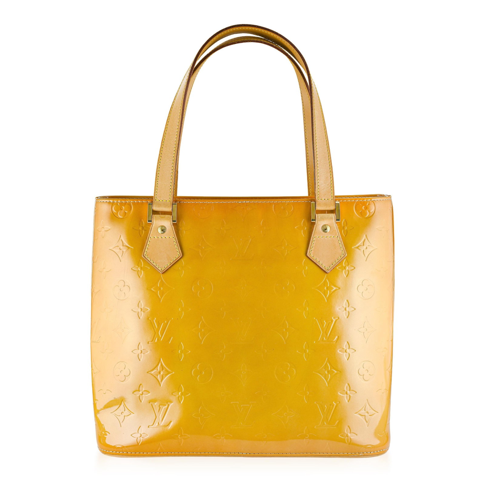 Louis Vuitton Houston Shoulder Bag – Monogram Vernis Patent Leather, Yellow - 3