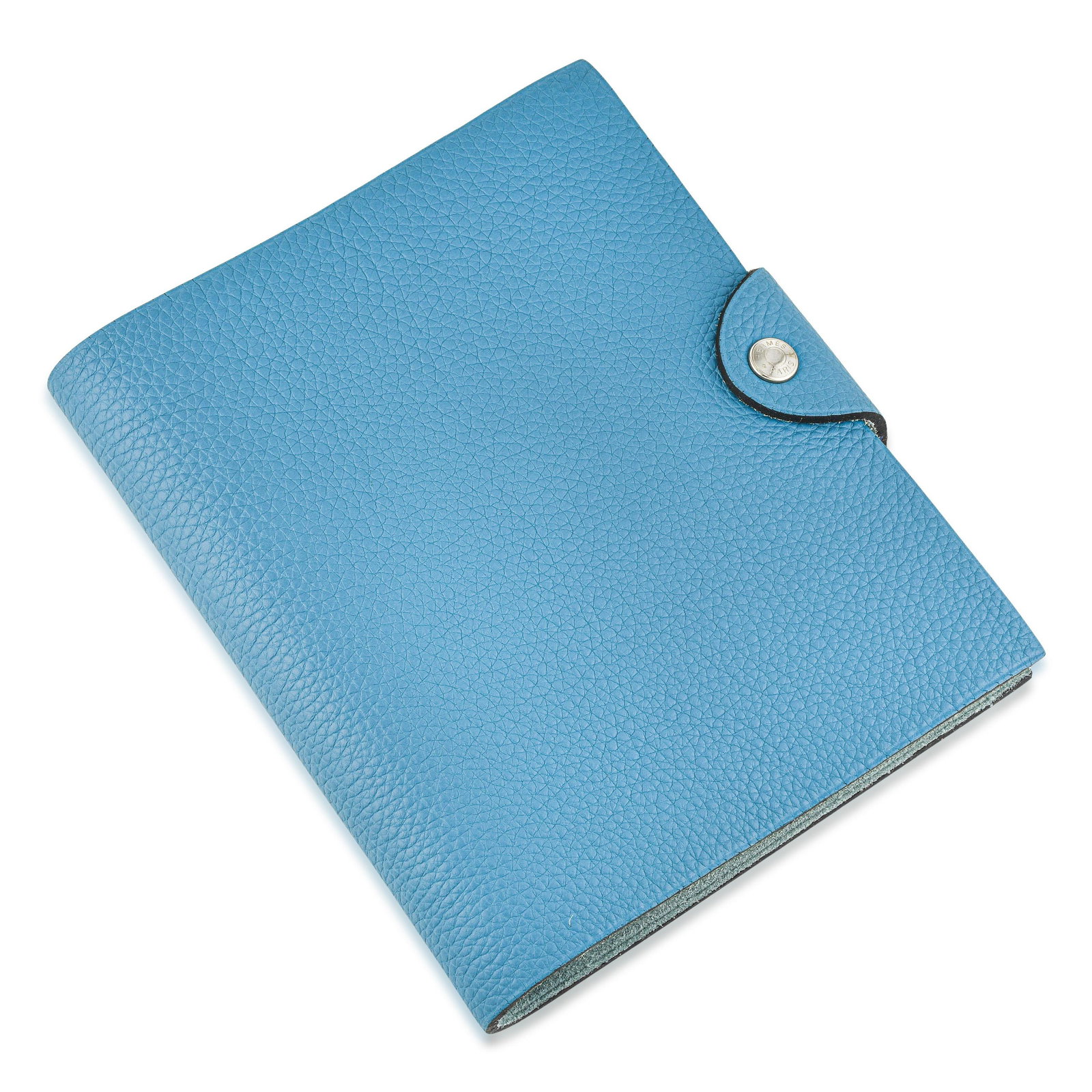 Hermes Ulysse PM Notebook Cover - Togo Leather, Blue: ESTIMATED RETAIL PRICE: $500* *This is the estimated value a piece of similar quality, craftsmanship, and characteristics could command at retail. Created in 2002, the Hermes Ulysse notebook cover is
